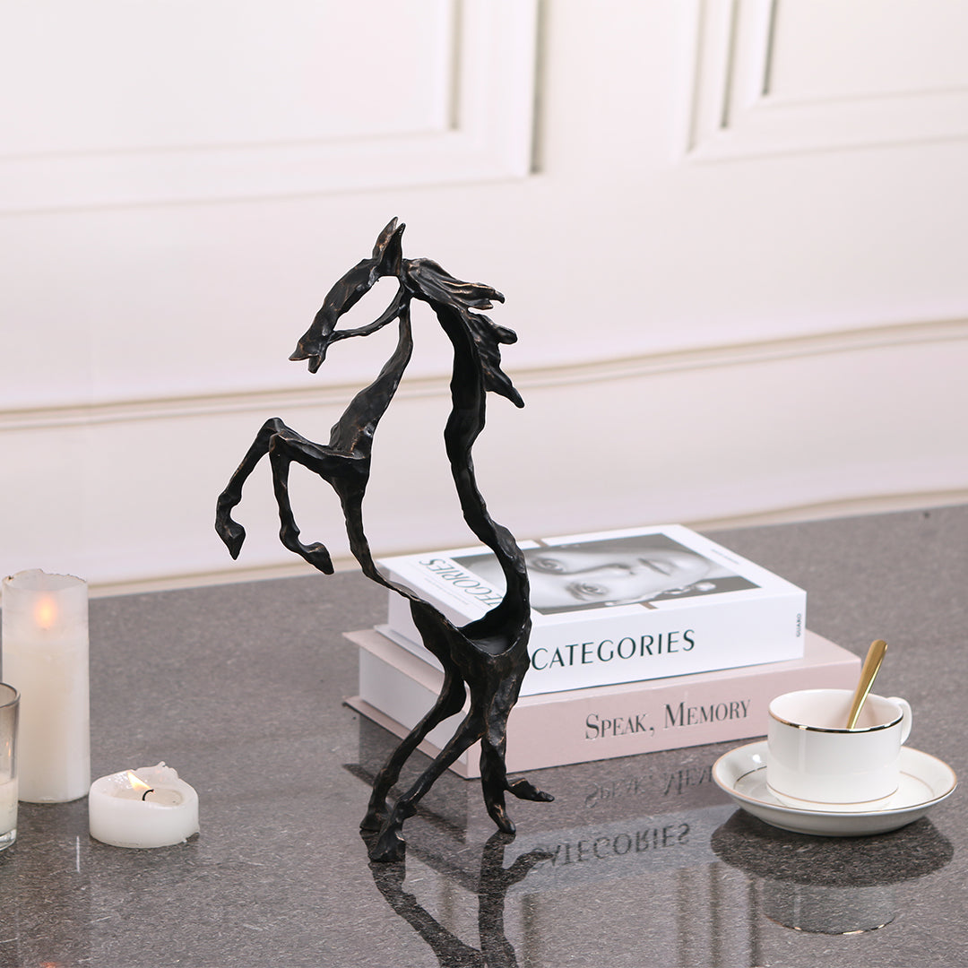 Hollow Horse KA3095 home decor figurine by BEACON, featuring a sleek, artistic horse sculpture for stylish interior decor.