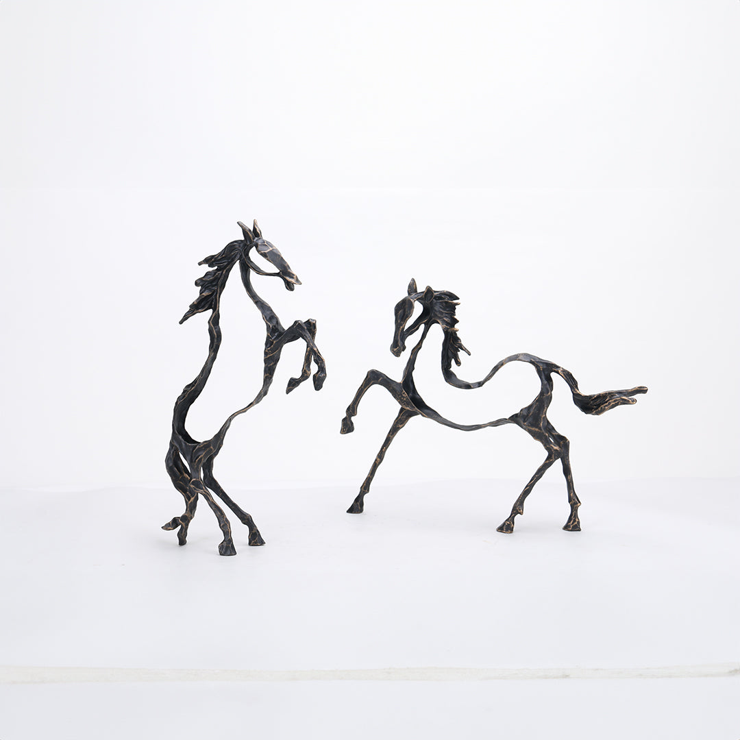 Hollow Horse KA3095 home decor figurine by BEACON, featuring a detailed horse sculpture for stylish interior decoration.