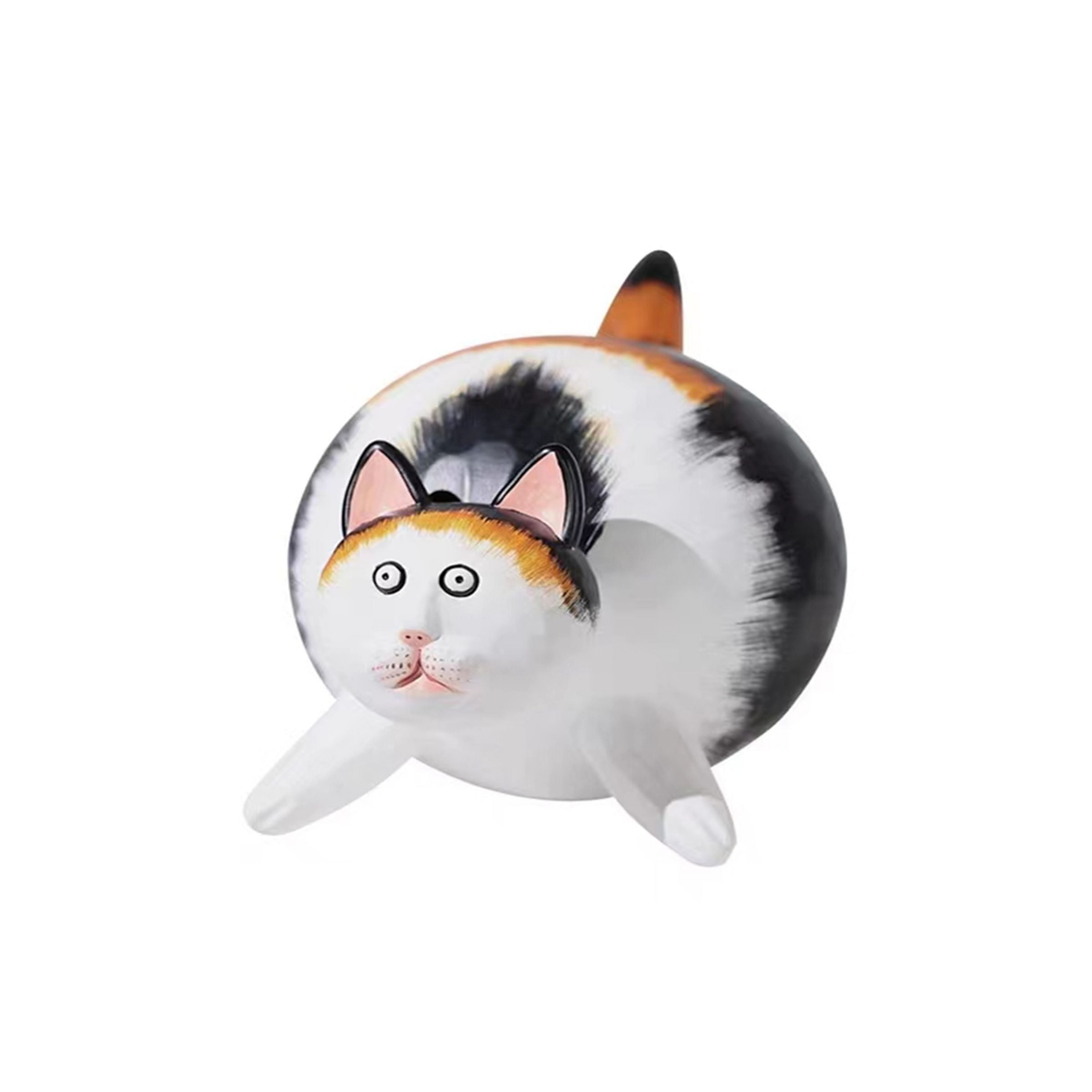 Decorative home cat figurine from BEACON, featuring detailed design and charming feline appearance for home decor.