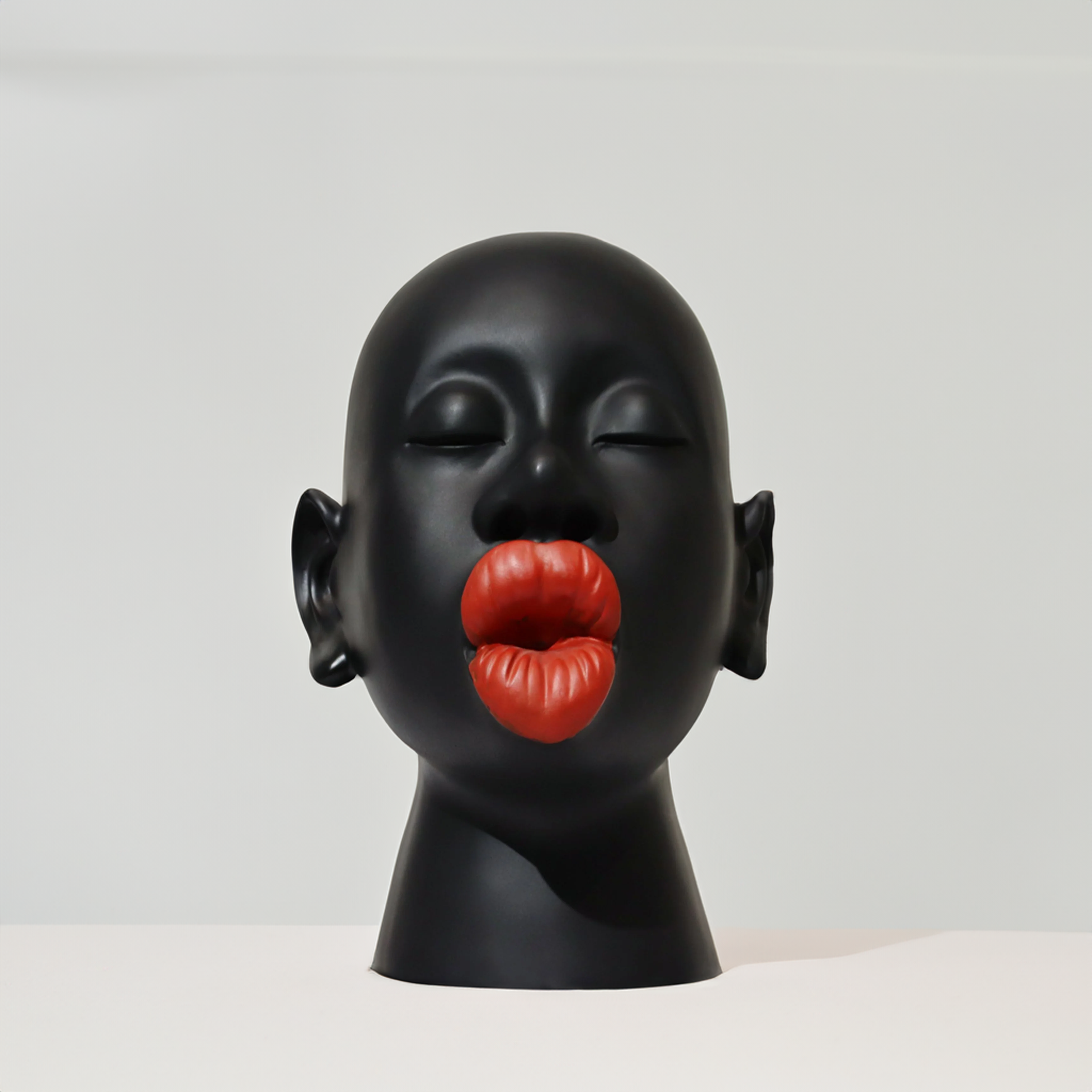Elegant BEACON home decor figurine BJ-054, decorative ceramic sculpture for stylish living space accents, beige finish