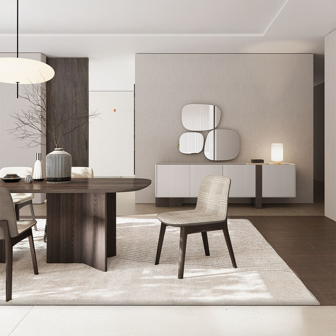 YOL LIVING Hugo sideboard YOL-SD001 with sleek wooden finish and modern design, featuring multiple storage compartments.