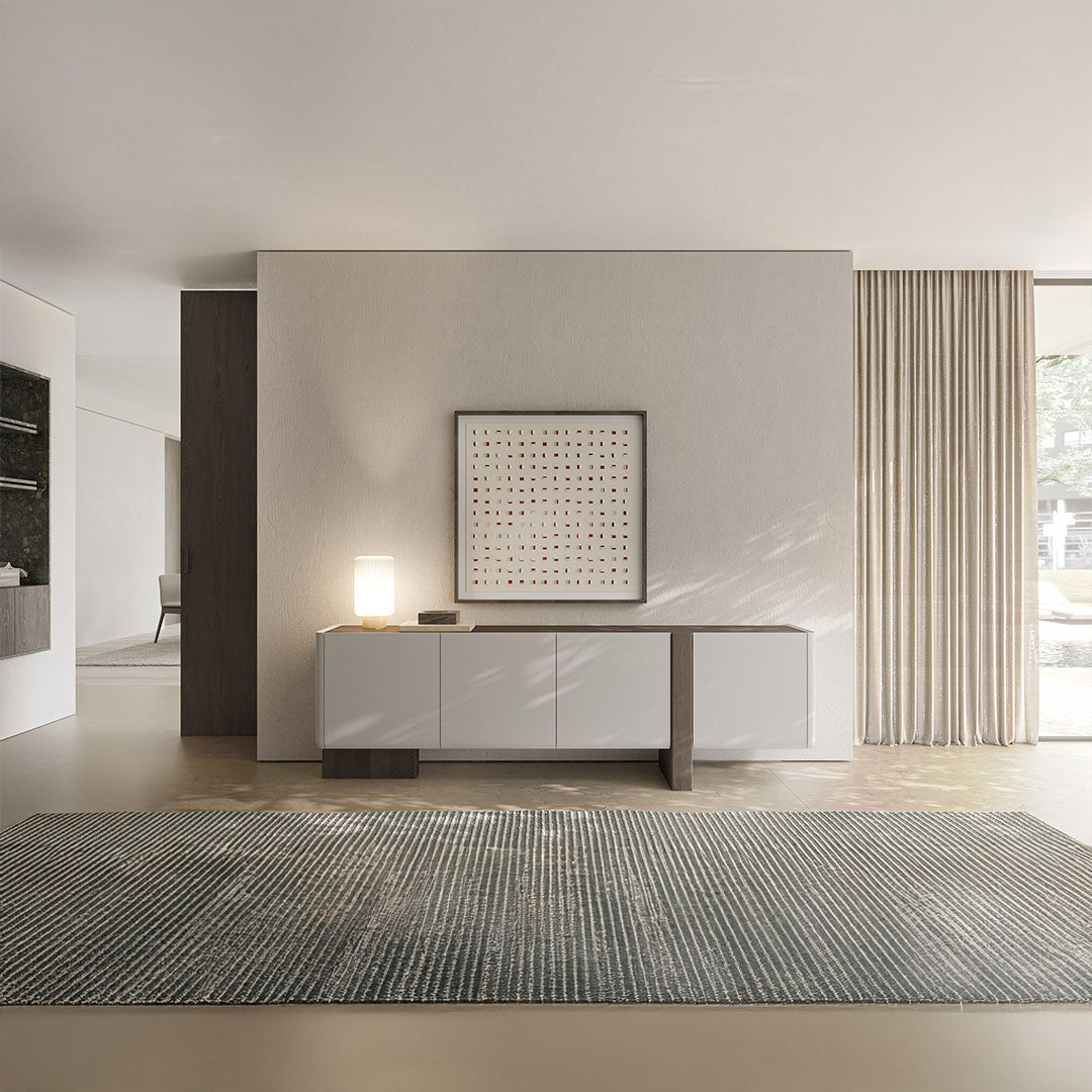 HUGO YOL-SD001 sideboard with sleek wooden finish, modern design, and multiple storage compartments for stylish organization.