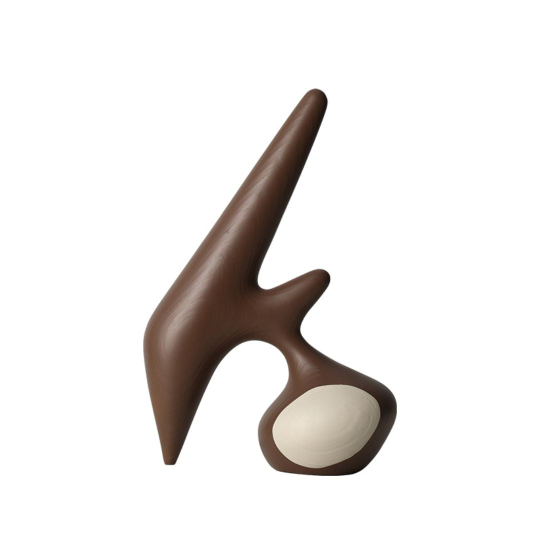 Human-shaped wood resin ornament from BEACON home decor figurines, featuring a detailed handcrafted human figure.