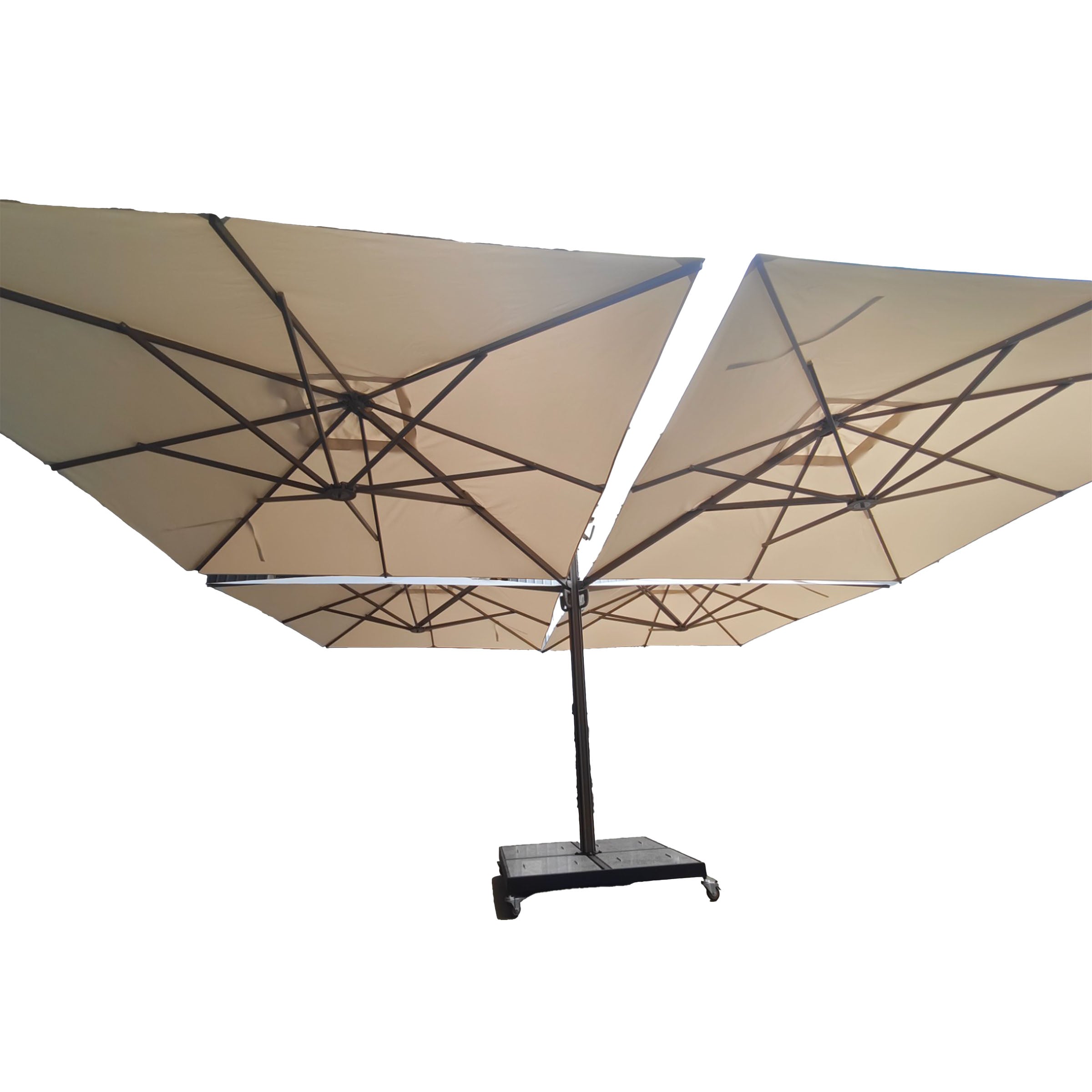 Hydraulic Outdoor Umbrella MS1601-8B4 -  Outdoor Umbrellas - ebarza Furniture UAE | Shop Modern Furniture in Abu Dhabi & Dubai - مفروشات ايبازرا في الامارات | تسوق اثاث عصري وديكورات مميزة في دبي وابوظبي