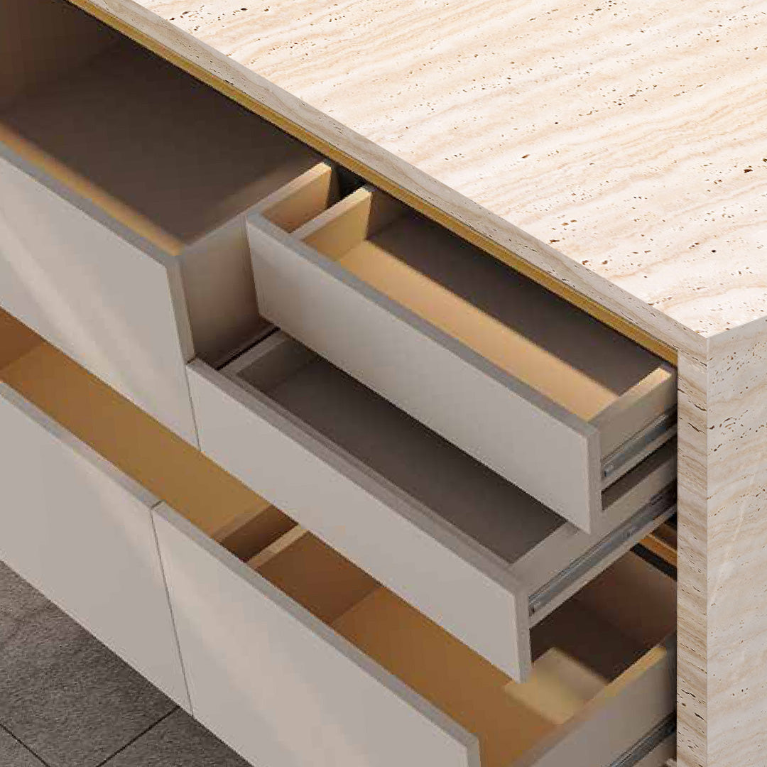 BEACON Island outdoor cabinet from outdoor furniture set, weather-resistant storage with doors and shelves for patio use.