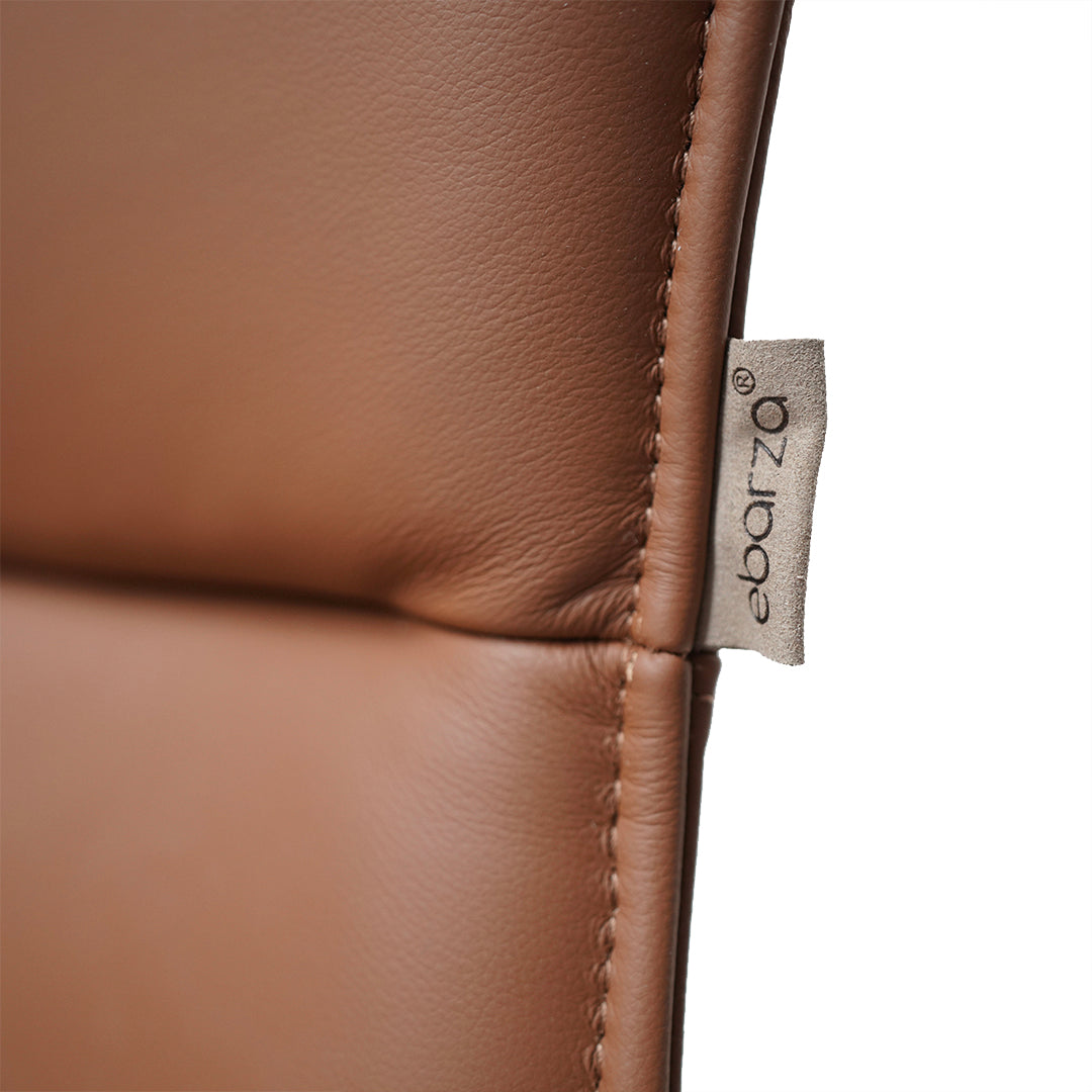 Display image of a BEACON JIATAI swivel lounge chair in Clay color, featuring a modern design with a rounded seat and swivel base.