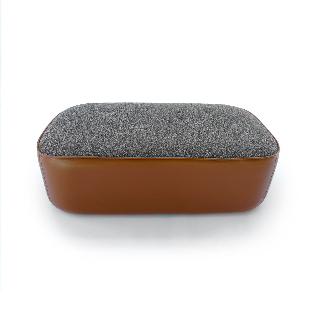 Joker Rectangle Brown Side Pouf JR-SD01-Brown -  Poufs - ebarza Furniture UAE | Shop Modern Furniture in Abu Dhabi & Dubai - مفروشات ايبازرا في الامارات | تسوق اثاث عصري وديكورات مميزة في دبي وابوظبي