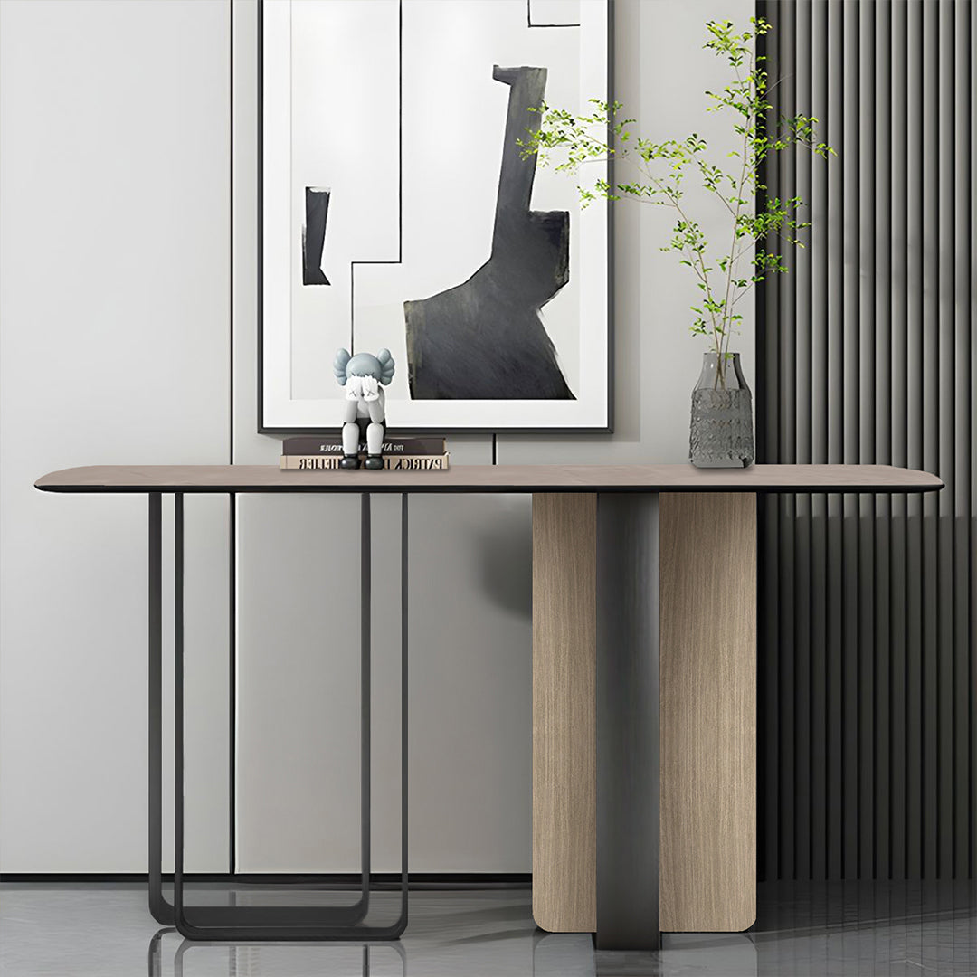 Jura Console/Sideboard Travertine Top 160cm Tg-488 / MLL-C09 -  Consoles - ebarza Furniture UAE | Shop Modern Furniture in Abu Dhabi & Dubai - مفروشات ايبازرا في الامارات | تسوق اثاث عصري وديكورات مميزة في دبي وابوظبي