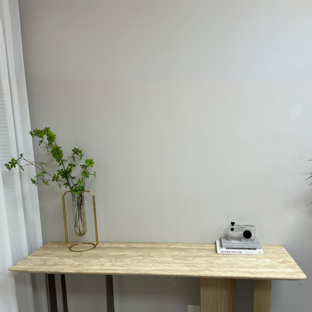 Jura Console/Sideboard Travertine Top 160cm Tg-488 / MLL-C09 -  Consoles - ebarza Furniture UAE | Shop Modern Furniture in Abu Dhabi & Dubai - مفروشات ايبازرا في الامارات | تسوق اثاث عصري وديكورات مميزة في دبي وابوظبي