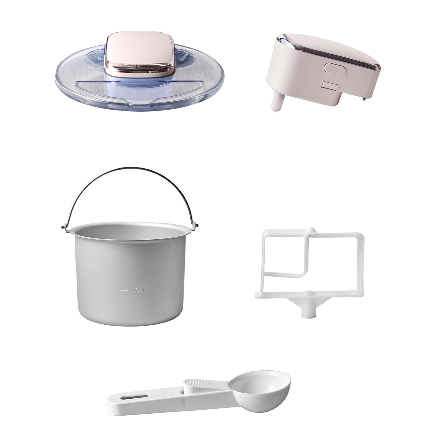 Karaca 2 in 1 Automatic Ice Cream Maker Machine with Mixer and Freezer Vanilla 153.09.01.0964 -  Kitchen Appliances - ebarza Furniture UAE | Shop Modern Furniture in Abu Dhabi & Dubai - مفروشات ايبازرا في الامارات | تسوق اثاث عصري وديكورات مميزة في دبي وابوظبي