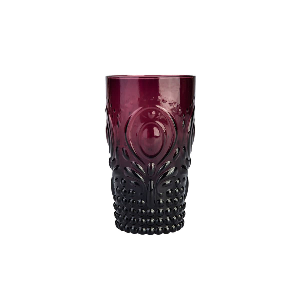 Karaca Camila Purple Soft Drink Glass 153.03.08.0230 -  Drinkware | كاراجا كاميلا زجاج مشروب غازي أرجواني - ebarza Furniture UAE | Shop Modern Furniture in Abu Dhabi & Dubai - مفروشات ايبازرا في الامارات | تسوق اثاث عصري وديكورات مميزة في دبي وابوظبي