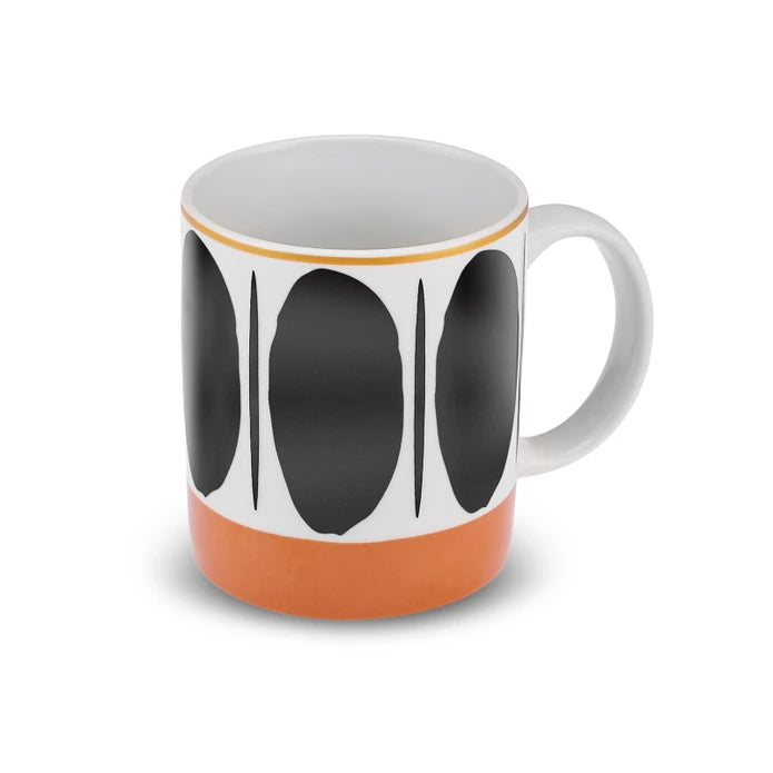 Karaca Ellipse Mug 360 Ml Black 153.09.01.2787 -  Mugs - ebarza Furniture UAE | Shop Modern Furniture in Abu Dhabi & Dubai - مفروشات ايبازرا في الامارات | تسوق اثاث عصري وديكورات مميزة في دبي وابوظبي