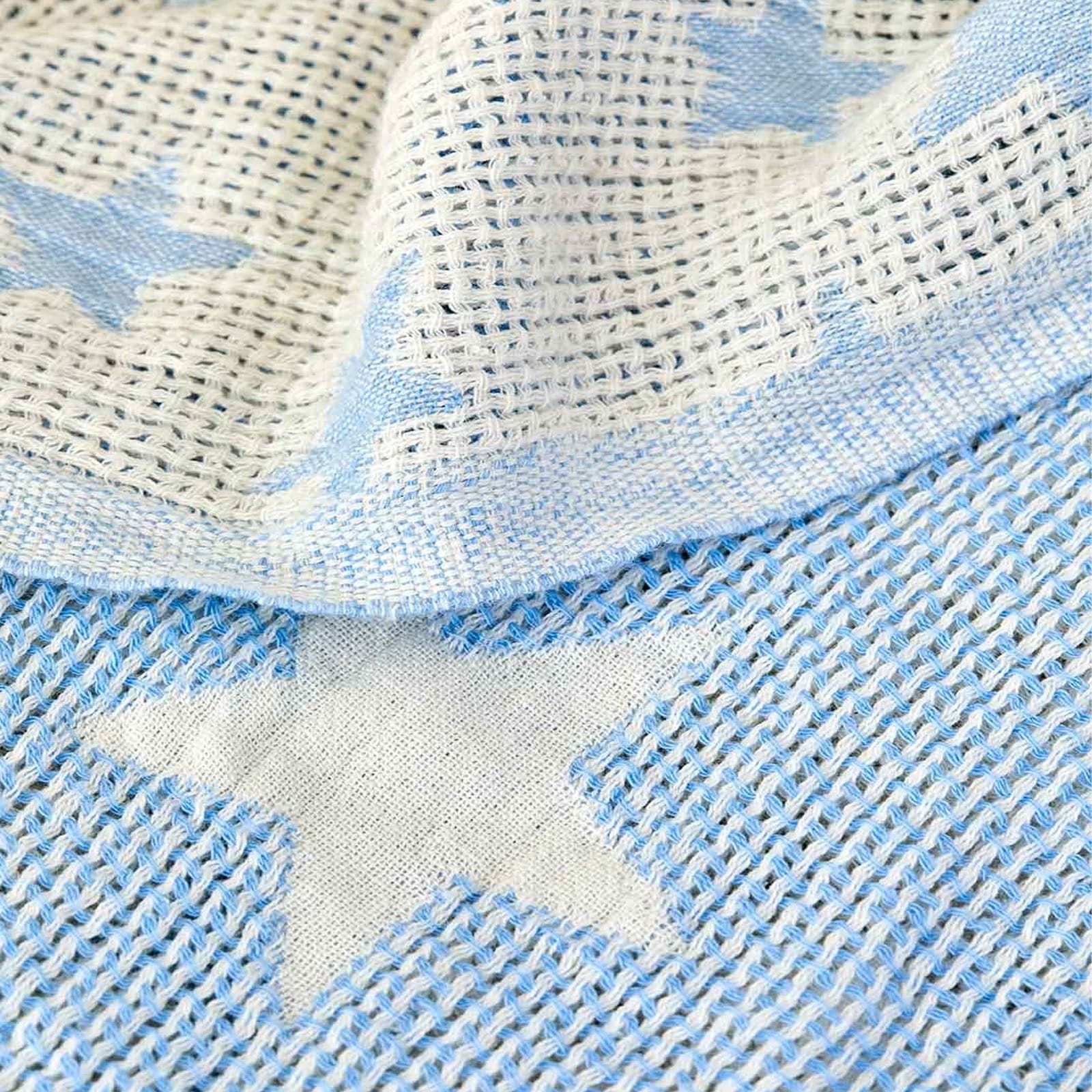 Karaca Home Baby Star Blue  Baby Pique 200.16.01.0411 -  Blankets | طقم حمام للأطفال من كاراجا - ebarza Furniture UAE | Shop Modern Furniture in Abu Dhabi & Dubai - مفروشات ايبازرا في الامارات | تسوق اثاث عصري وديكورات مميزة في دبي وابوظبي