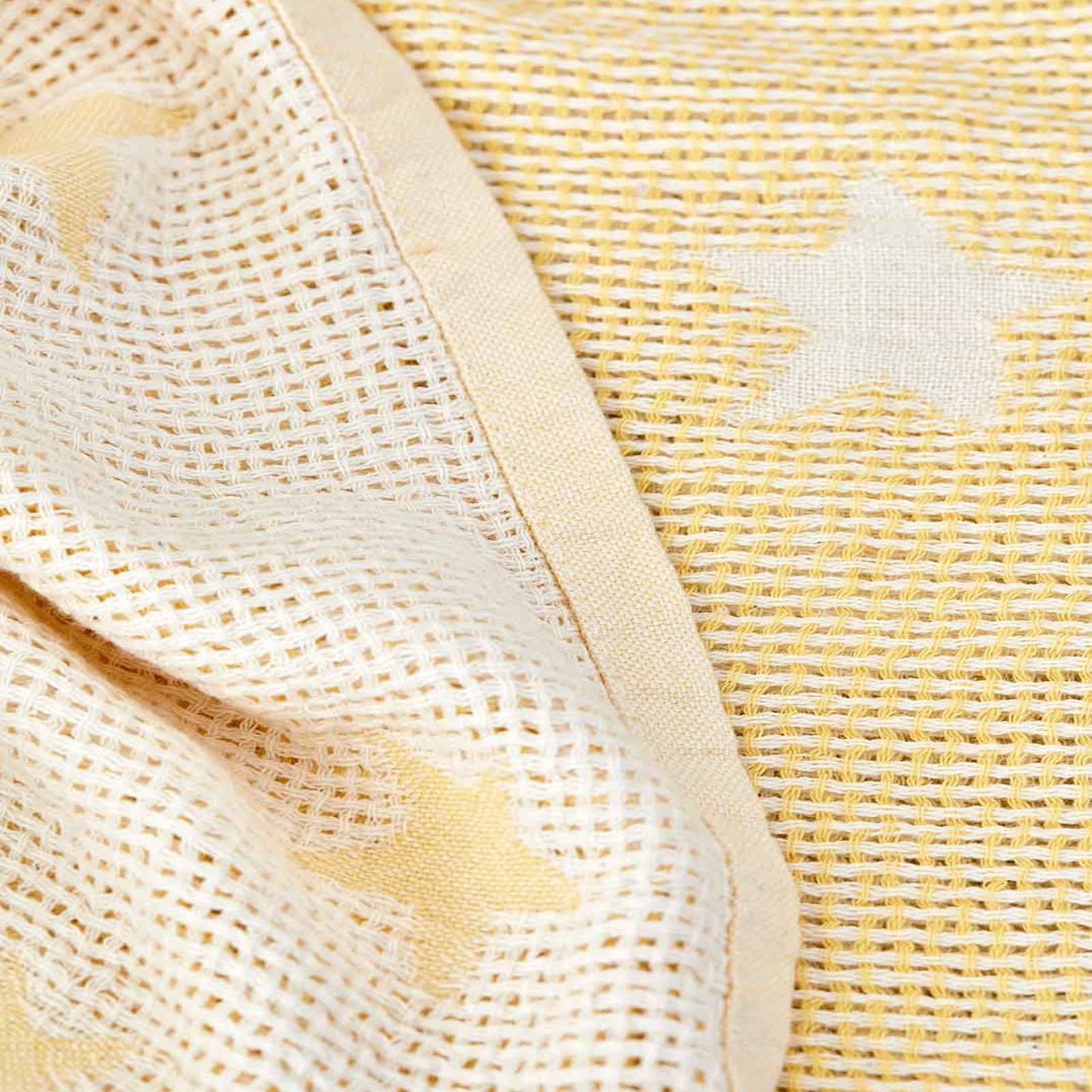 Karaca Home Baby Star Yellow Baby Pique 200.16.01.0409 -  Blankets | طقم حمام للأطفال من كاراجا - ebarza Furniture UAE | Shop Modern Furniture in Abu Dhabi & Dubai - مفروشات ايبازرا في الامارات | تسوق اثاث عصري وديكورات مميزة في دبي وابوظبي