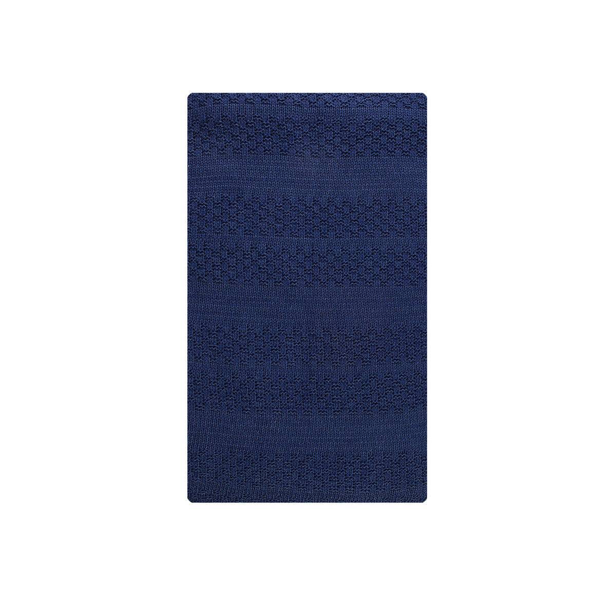 Karaca Home Charm Bold Navy Blue Double Knit Blanket [Lacivert Battaniye]200.17.01.0271 -  Blankets | كاراجا هوم ، بطانية مزدوجة متماسكة جريئة باللون الأزرق الداكن - ebarza Furniture UAE | Shop Modern Furniture in Abu Dhabi & Dubai - مفروشات ايبازرا في الامارات | تسوق اثاث عصري وديكورات مميزة في دبي وابوظبي