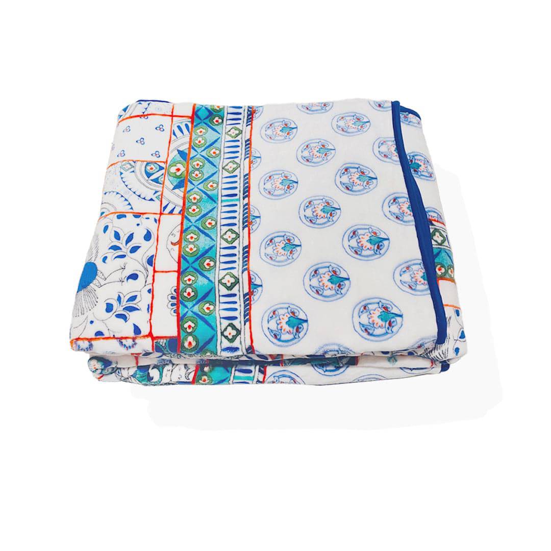 Buy Karaca Home Mai Navy Blue Double Soft Spanish Blanket 200.15.01.0187 ebarza Modern