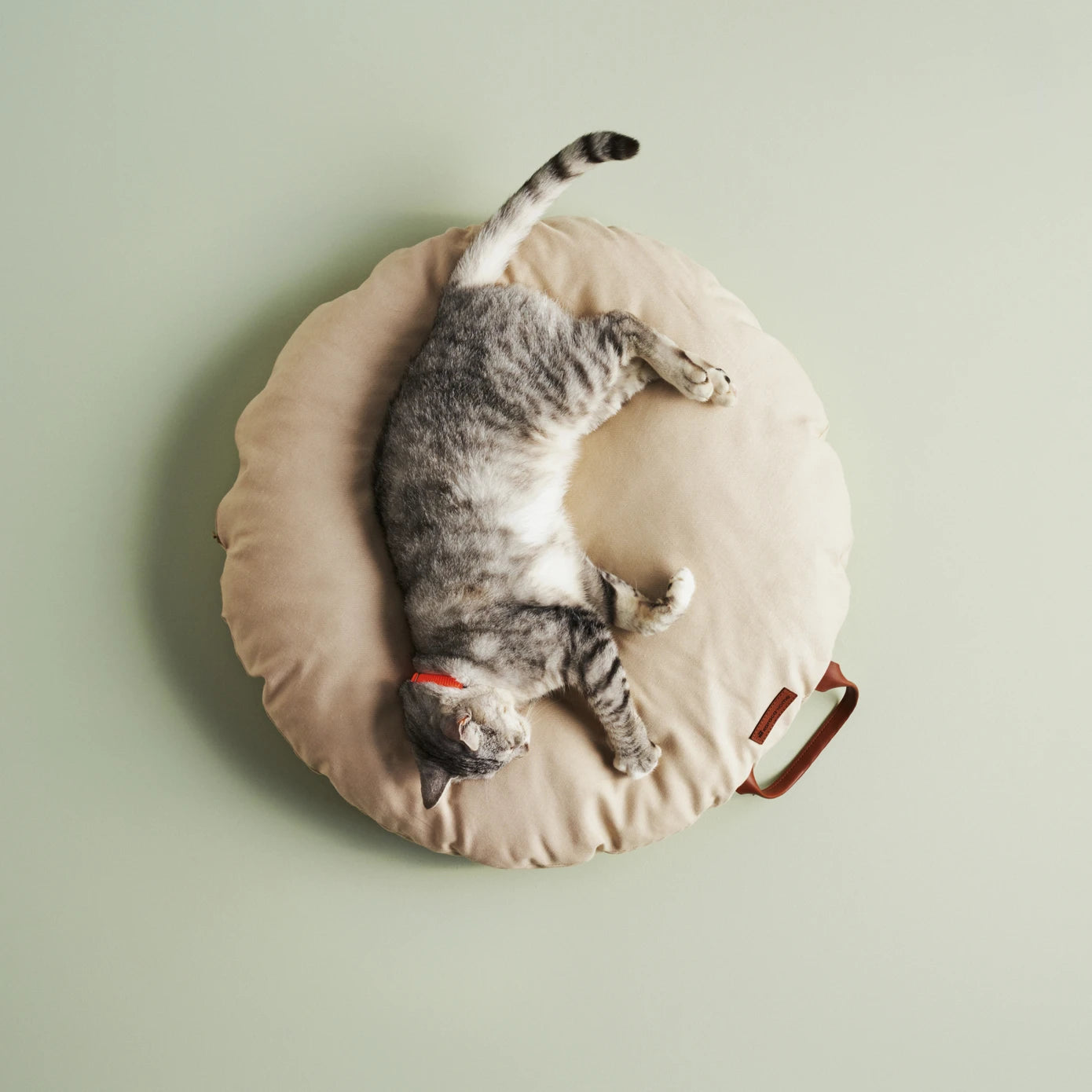 Karaca Home Marley Beige Round Cushion 200.22.11.0136 -  Cushions - ebarza Furniture UAE | Shop Modern Furniture in Abu Dhabi & Dubai - مفروشات ايبازرا في الامارات | تسوق اثاث عصري وديكورات مميزة في دبي وابوظبي