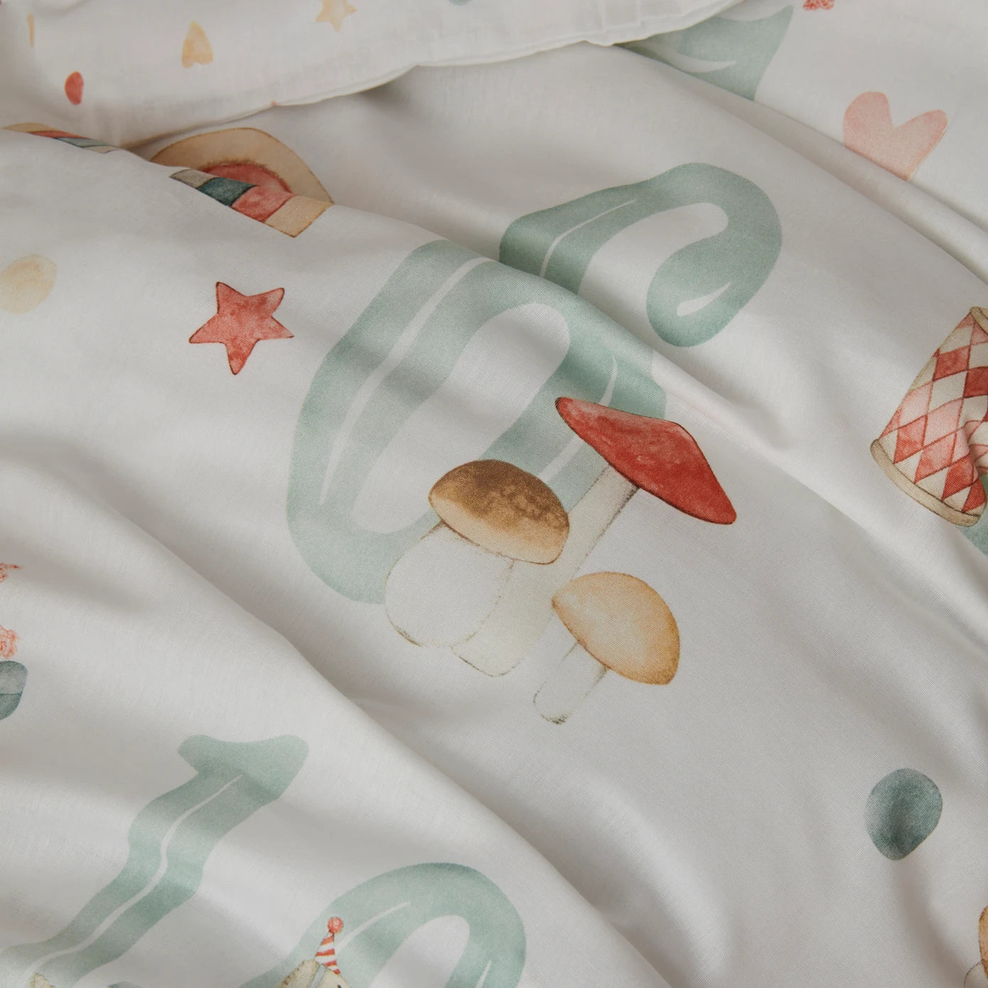 Karaca Home Nice Day Baby Duvet Cover Set 200.22.06.0002 -  Bedding - ebarza Furniture UAE | Shop Modern Furniture in Abu Dhabi & Dubai - مفروشات ايبازرا في الامارات | تسوق اثاث عصري وديكورات مميزة في دبي وابوظبي