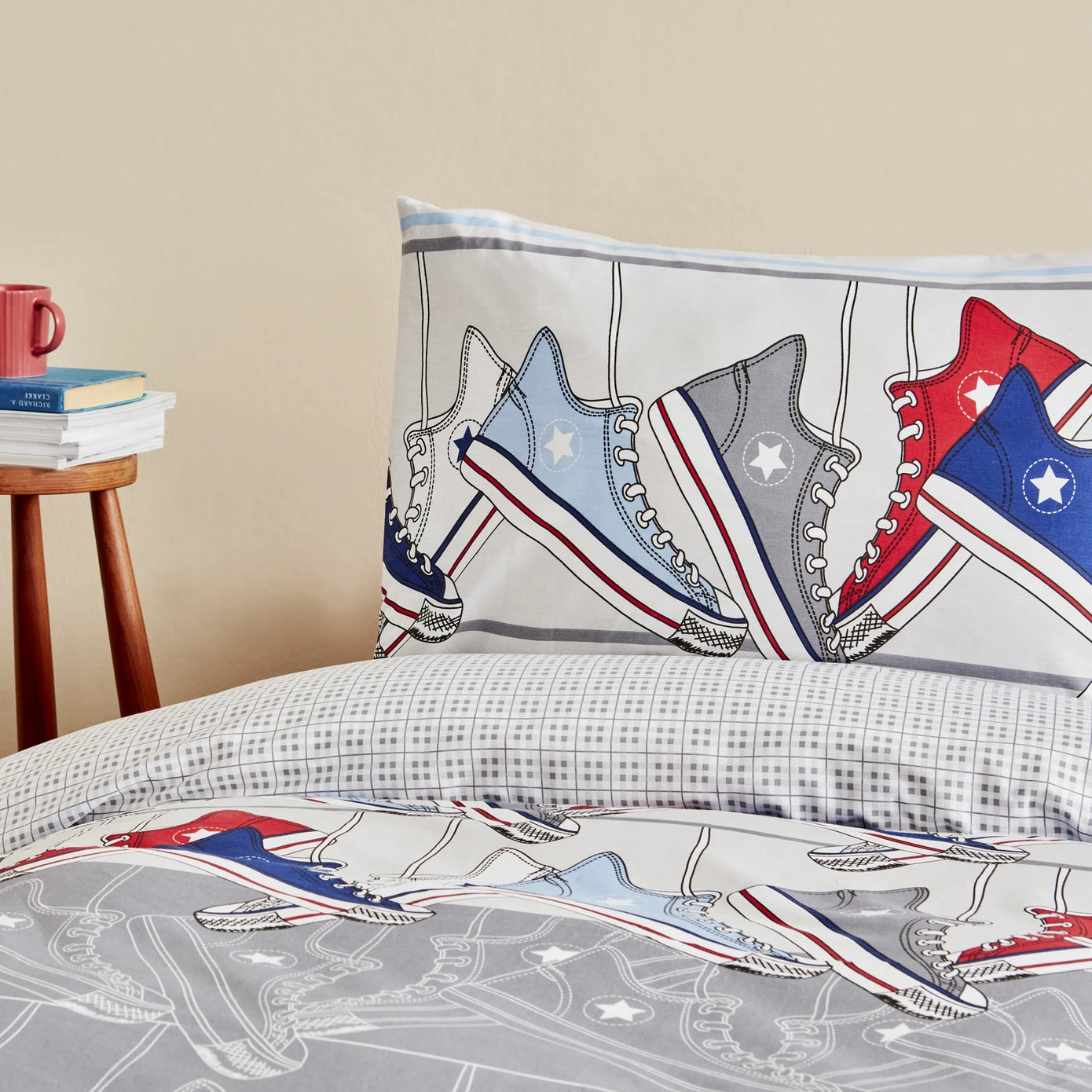 Karaca Home Young Barton 100% Cotton Single Duvet Cover Set Fitted 200.22.14.0228 -  Bedding - ebarza Furniture UAE | Shop Modern Furniture in Abu Dhabi & Dubai - مفروشات ايبازرا في الامارات | تسوق اثاث عصري وديكورات مميزة في دبي وابوظبي