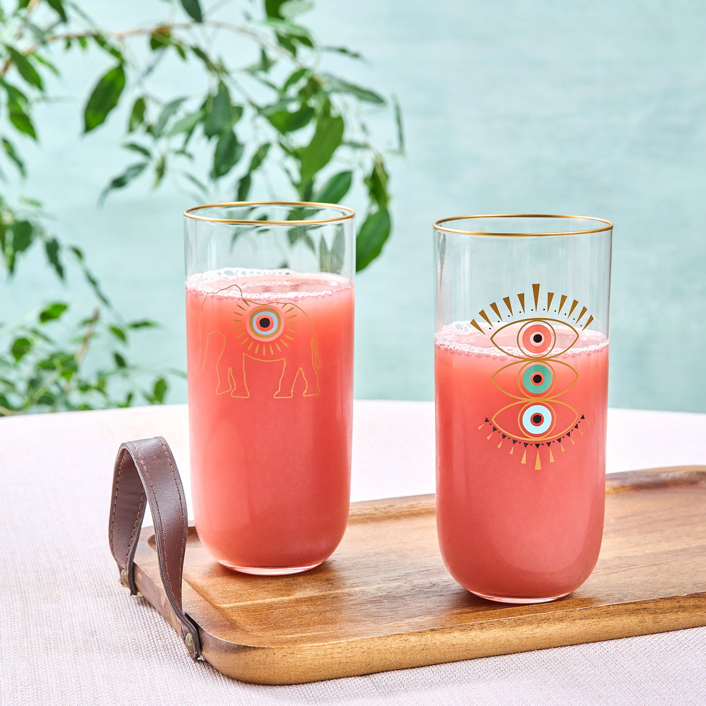 Karaca Lizzie 3-pack Soft Drink Glass 153.09.01.4699 -  Cookware Sets - ebarza Furniture UAE | Shop Modern Furniture in Abu Dhabi & Dubai - مفروشات ايبازرا في الامارات | تسوق اثاث عصري وديكورات مميزة في دبي وابوظبي