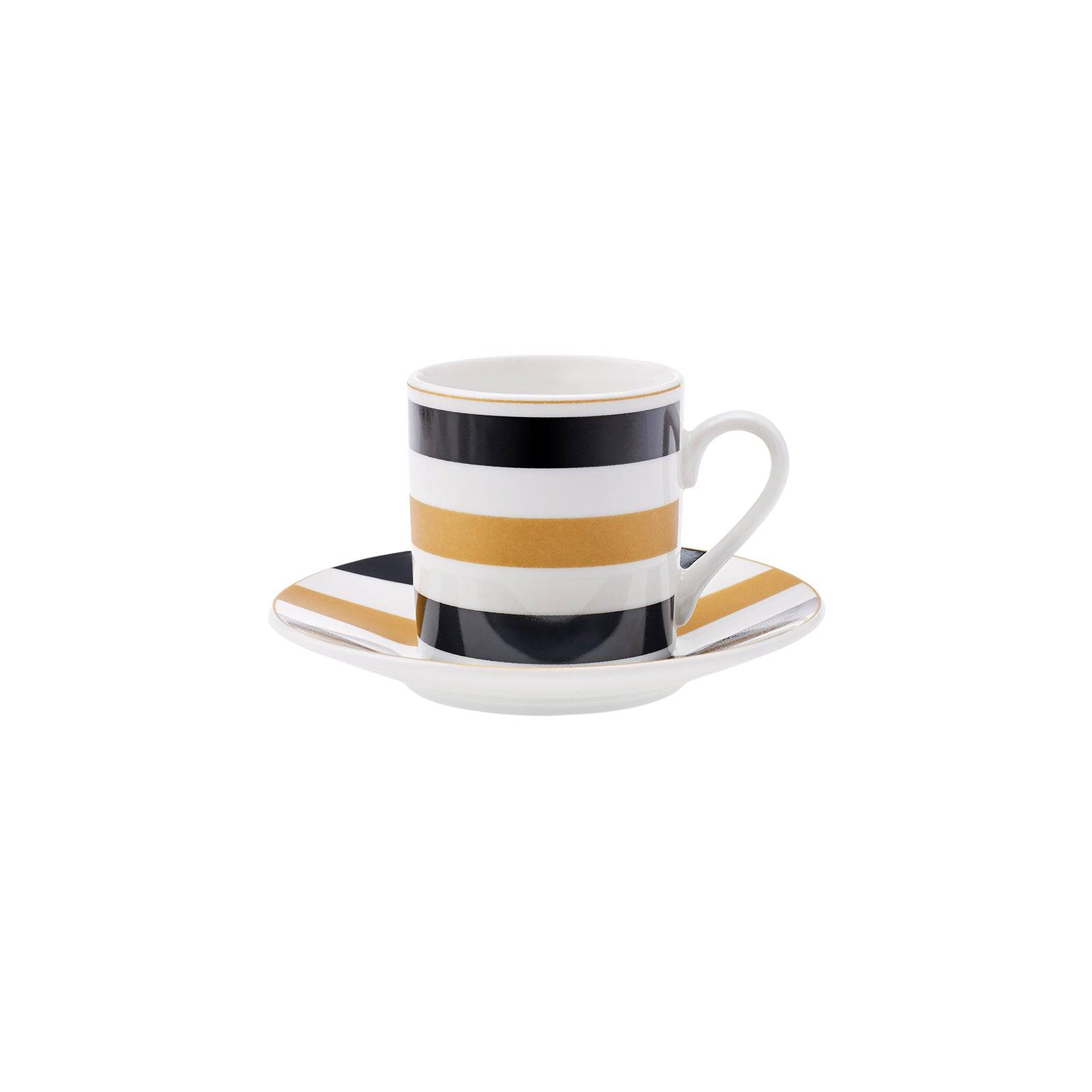 Karaca Nossa Set Of 6 Coffee Cups 153.03.06.5262 -  Coffee Sets | طقم 6 فناجين قهوة كاراجا نوسا - ebarza Furniture UAE | Shop Modern Furniture in Abu Dhabi & Dubai - مفروشات ايبازرا في الامارات | تسوق اثاث عصري وديكورات مميزة في دبي وابوظبي