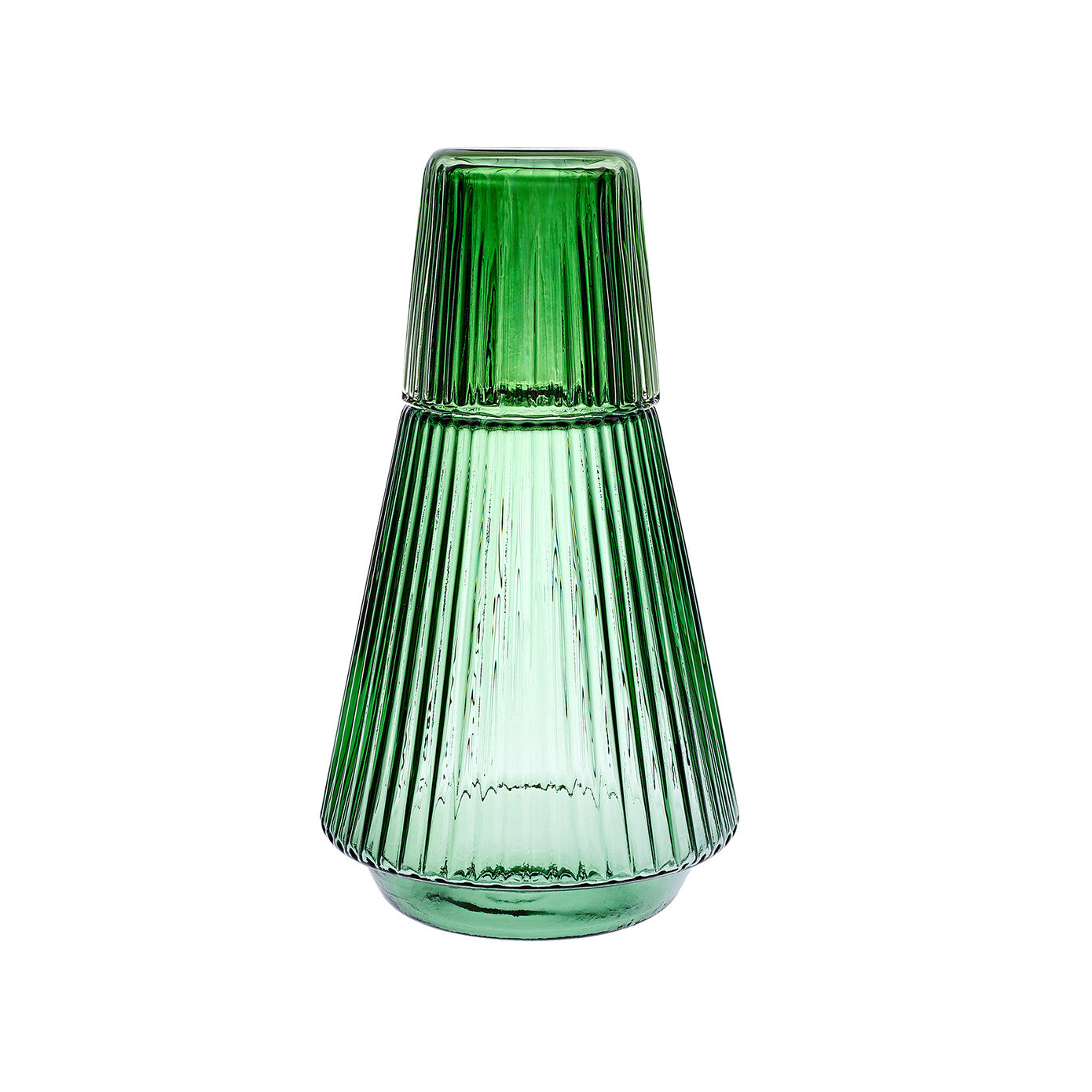 Green Karaca Pier Bedside Jug, stylish drinkware with a sleek design, perfect for serving beverages at bedside or table.