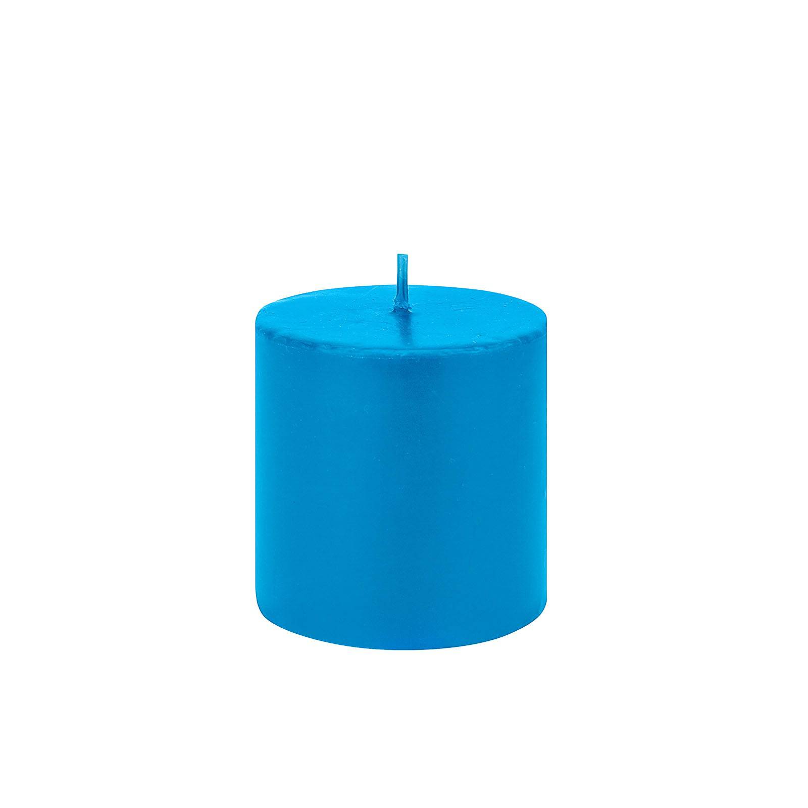 Karaca Sandy Candle Light Blue 7X7 Cm 153.01.01.4473 -  Candles | شمعة كاراجا ساندي أزرق فاتح 7*7 سم - ebarza Furniture UAE | Shop Modern Furniture in Abu Dhabi & Dubai - مفروشات ايبازرا في الامارات | تسوق اثاث عصري وديكورات مميزة في دبي وابوظبي
