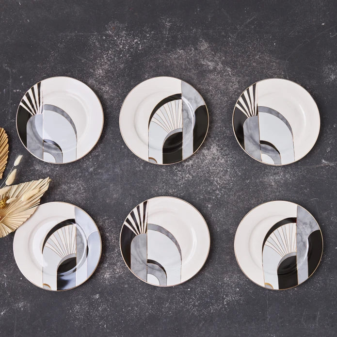 Karaca Waldo Cake Set for 6 Persons 19 cm 153.03.05.0092 -  Cake Sets - ebarza Furniture UAE | Shop Modern Furniture in Abu Dhabi & Dubai - مفروشات ايبازرا في الامارات | تسوق اثاث عصري وديكورات مميزة في دبي وابوظبي