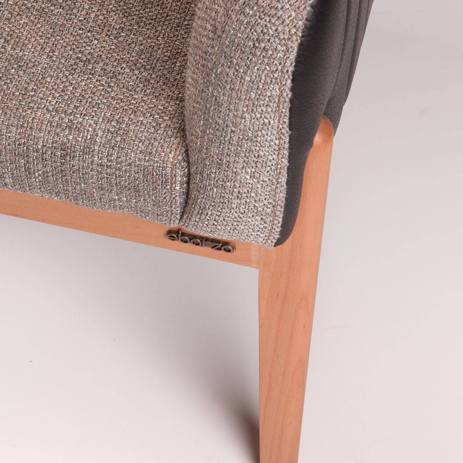 Kenn Lounge Chair  Ken-N-Grey-Black -  Lounge Chairs | كرسي صالة كين - ebarza Furniture UAE | Shop Modern Furniture in Abu Dhabi & Dubai - مفروشات ايبازرا في الامارات | تسوق اثاث عصري وديكورات مميزة في دبي وابوظبي
