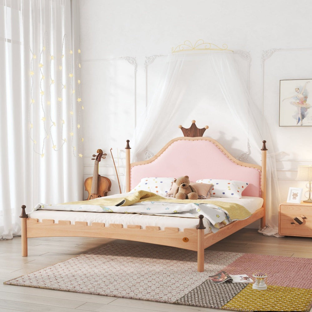 KIDS ANNA BED E2023H -  Kids Beds - ebarza Furniture UAE | Shop Modern Furniture in Abu Dhabi & Dubai - مفروشات ايبازرا في الامارات | تسوق اثاث عصري وديكورات مميزة في دبي وابوظبي