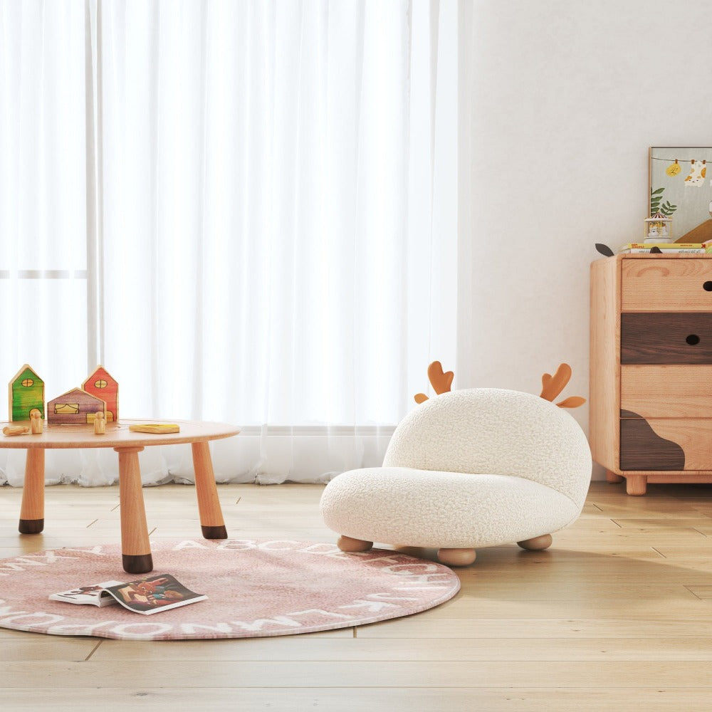 Kids Bambi Chair by BEACON, a cute children's chair with a Bambi design, perfect for kids' rooms or play areas.