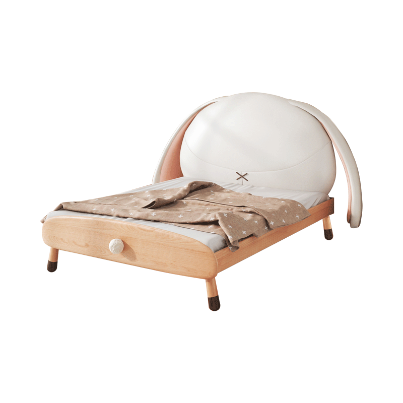 KIDS Thumper the Bunny Wood BED E2111H -  Kids Beds - ebarza Furniture UAE | Shop Modern Furniture in Abu Dhabi & Dubai - مفروشات ايبازرا في الامارات | تسوق اثاث عصري وديكورات مميزة في دبي وابوظبي