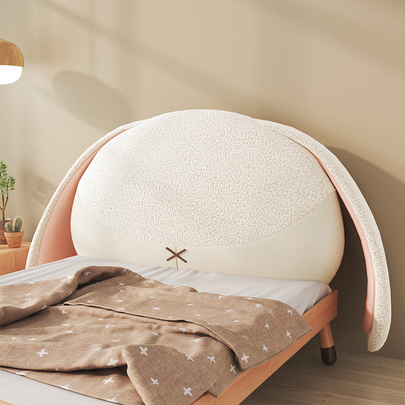 Kids Thumper the Bunny wood bed by BEACON, featuring a charming bunny design, perfect for children's bedroom decor.