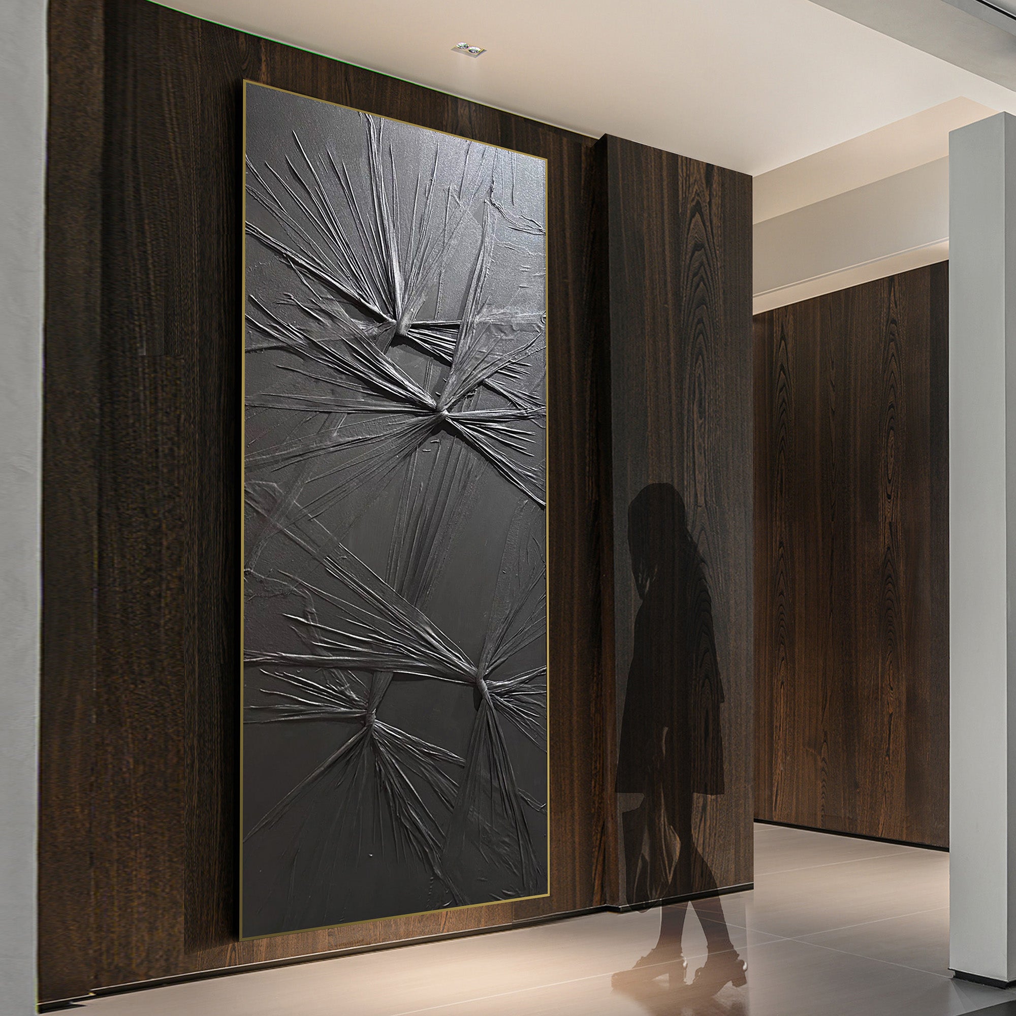 Knots Hand Painted Art Fabric Painting 80*200cm SOASAMPLE009 -  Paintings - ebarza Furniture UAE | Shop Modern Furniture in Abu Dhabi & Dubai - مفروشات ايبازرا في الامارات | تسوق اثاث عصري وديكورات مميزة في دبي وابوظبي