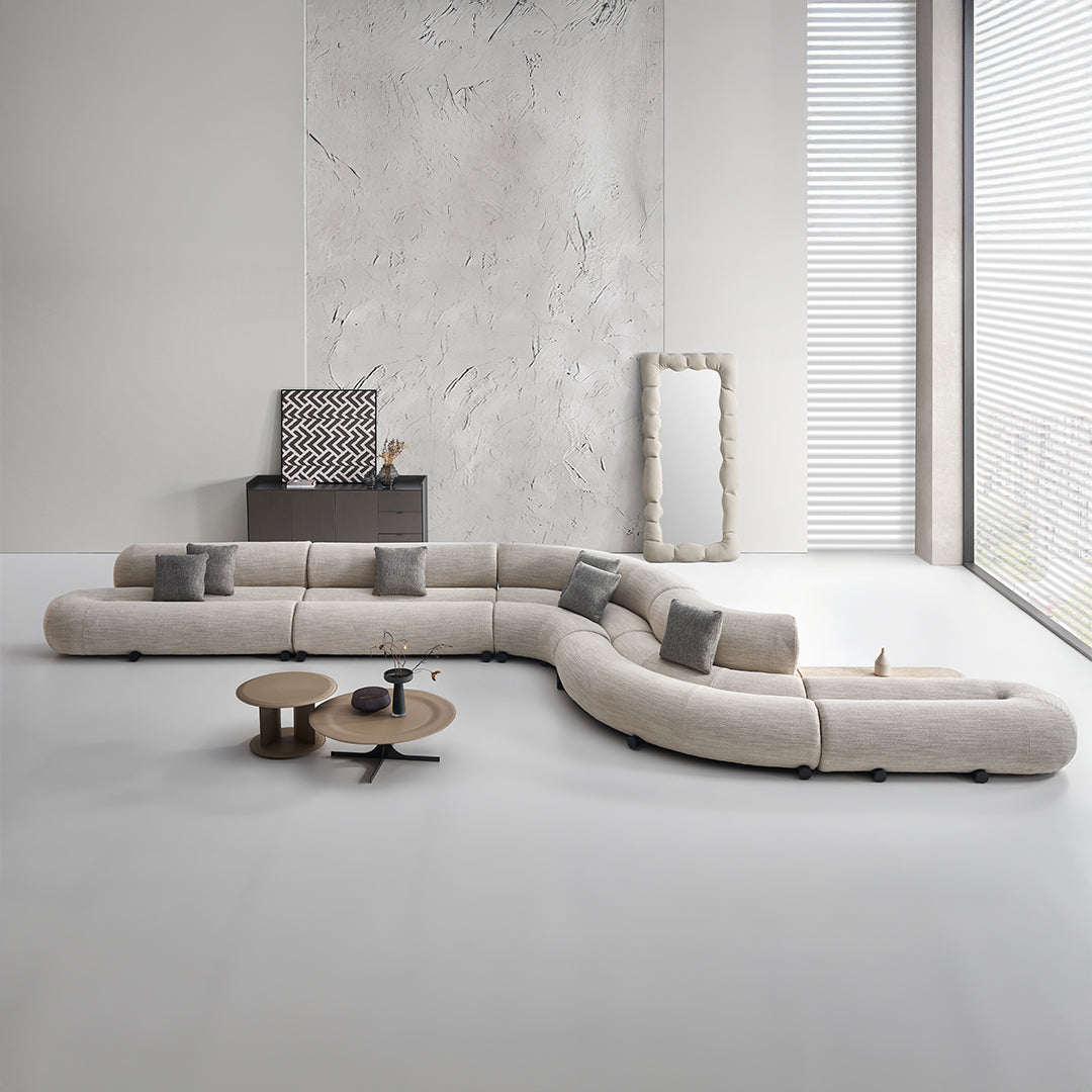 BEACON Laisi 2-Seater Sofa Module with 2/3 Back on right side, model SF238, in a modern living room setting.