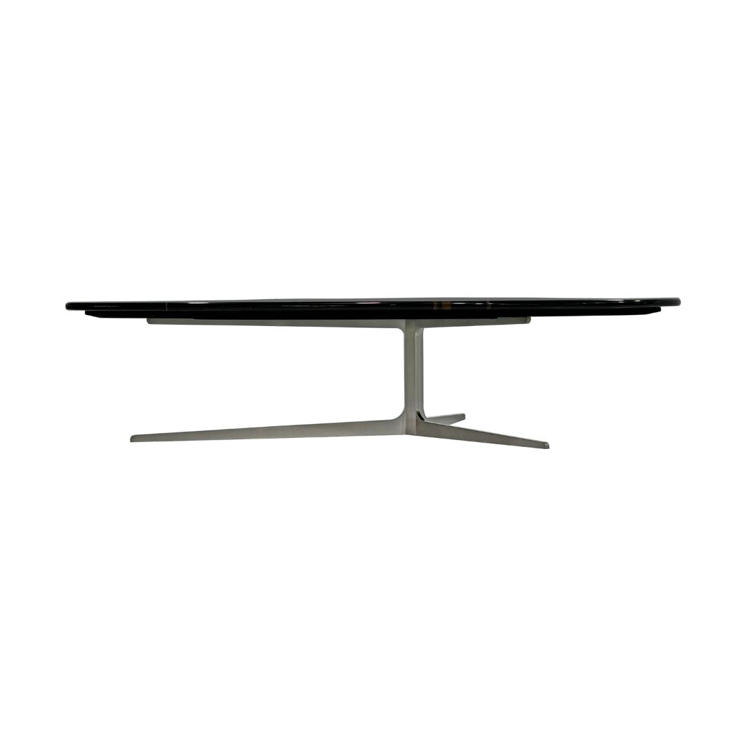 Modern Lauren Coffee Table CH-1103L by BEACON with a sleek design and wooden finish, shown from a front angle.