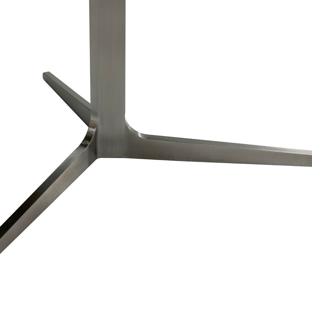 BEACON Lauren side table CH-1103S with a sleek design, featuring a wooden top and metal legs for modern bedroom or living room decor.