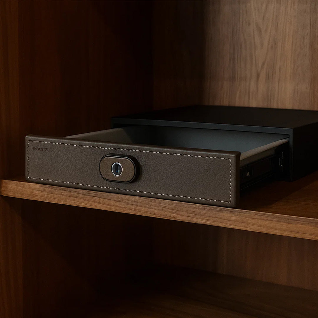 Leather Password Drawer Safe Box With Password CH9-LST022-35cm -  Safe Box - ebarza Furniture UAE | Shop Modern Furniture in Abu Dhabi & Dubai - مفروشات ايبازرا في الامارات | تسوق اثاث عصري وديكورات مميزة في دبي وابوظبي