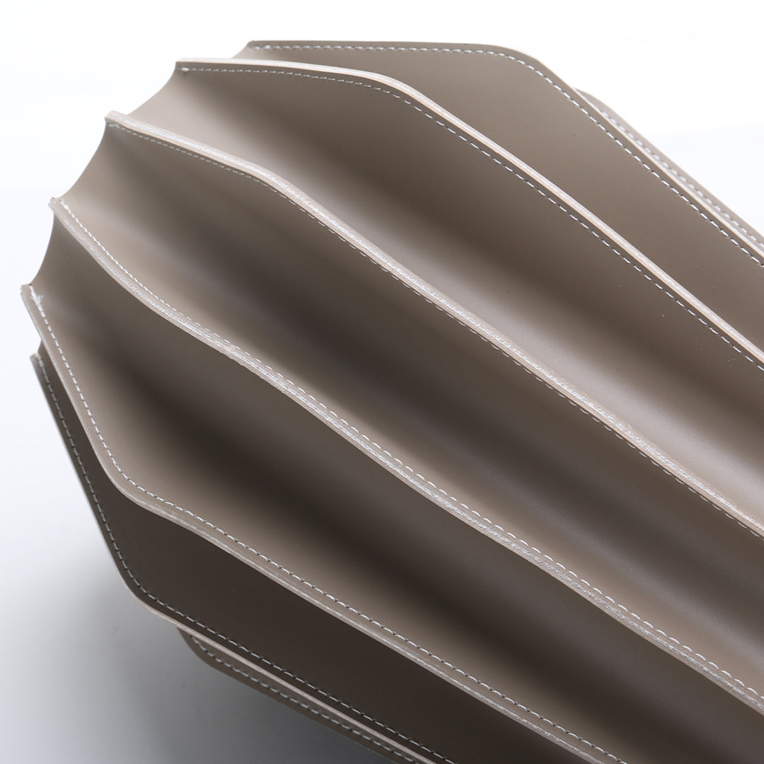 Leather Vase-Dry & Fresh by BEACON, stylish leather vase with a sleek, modern design suitable for dry or fresh floral arrangements.
