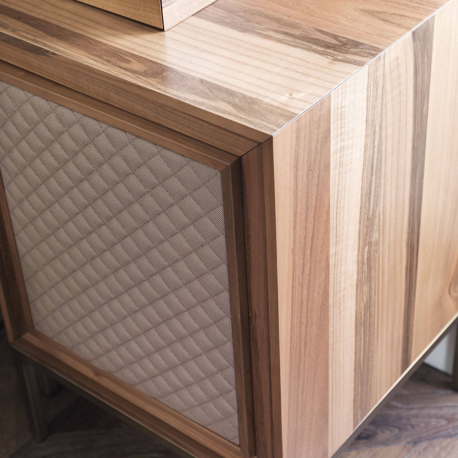 YOL LIVING Lema Dresser with Mirror, modern wooden dresser with attached mirror for bedroom storage and style.