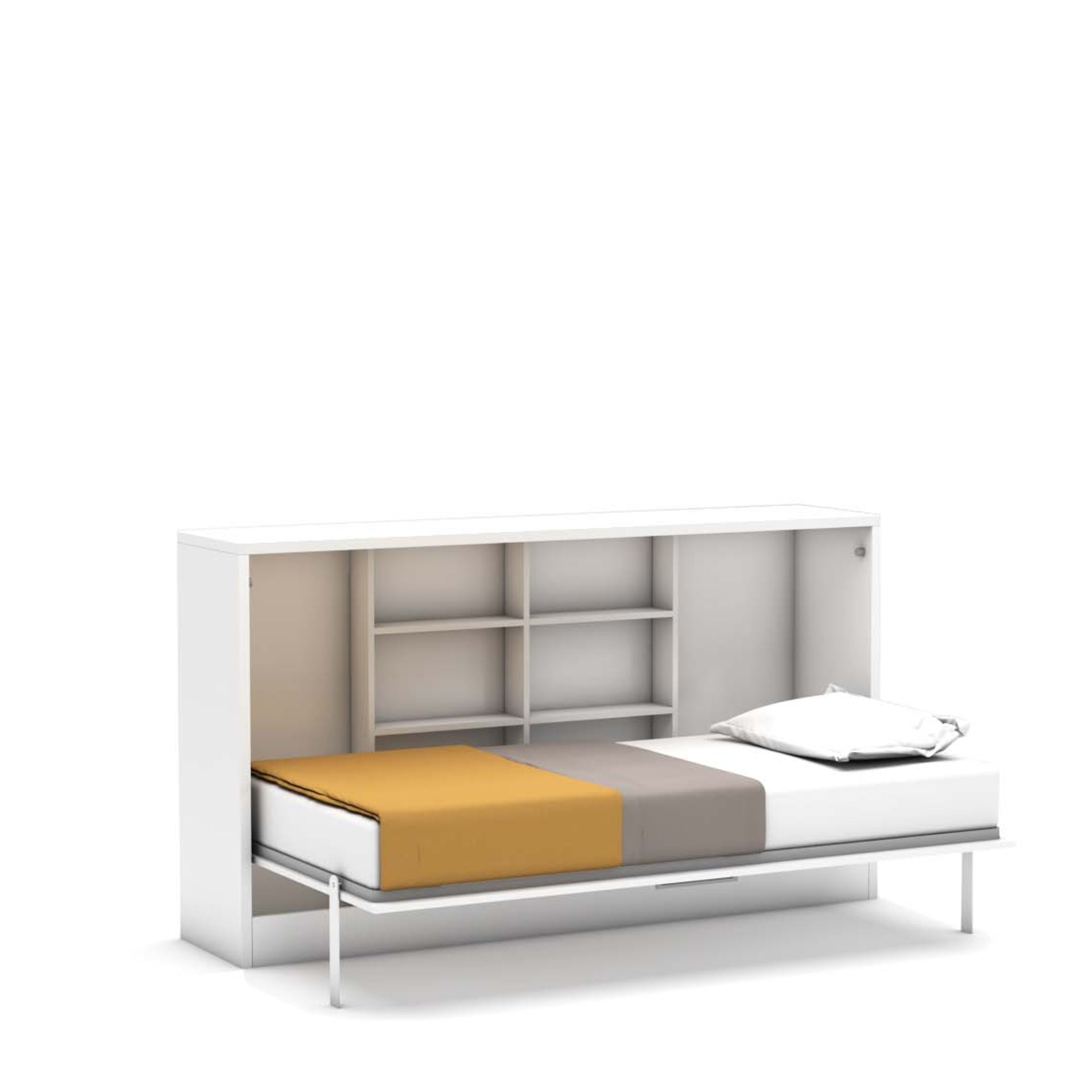 LIFE Convertable Wall Bed & Mattress with Desk Module 1121 1121C/1121D -  Bedsteads - ebarza Furniture UAE | Shop Modern Furniture in Abu Dhabi & Dubai - مفروشات ايبازرا في الامارات | تسوق اثاث عصري وديكورات مميزة في دبي وابوظبي