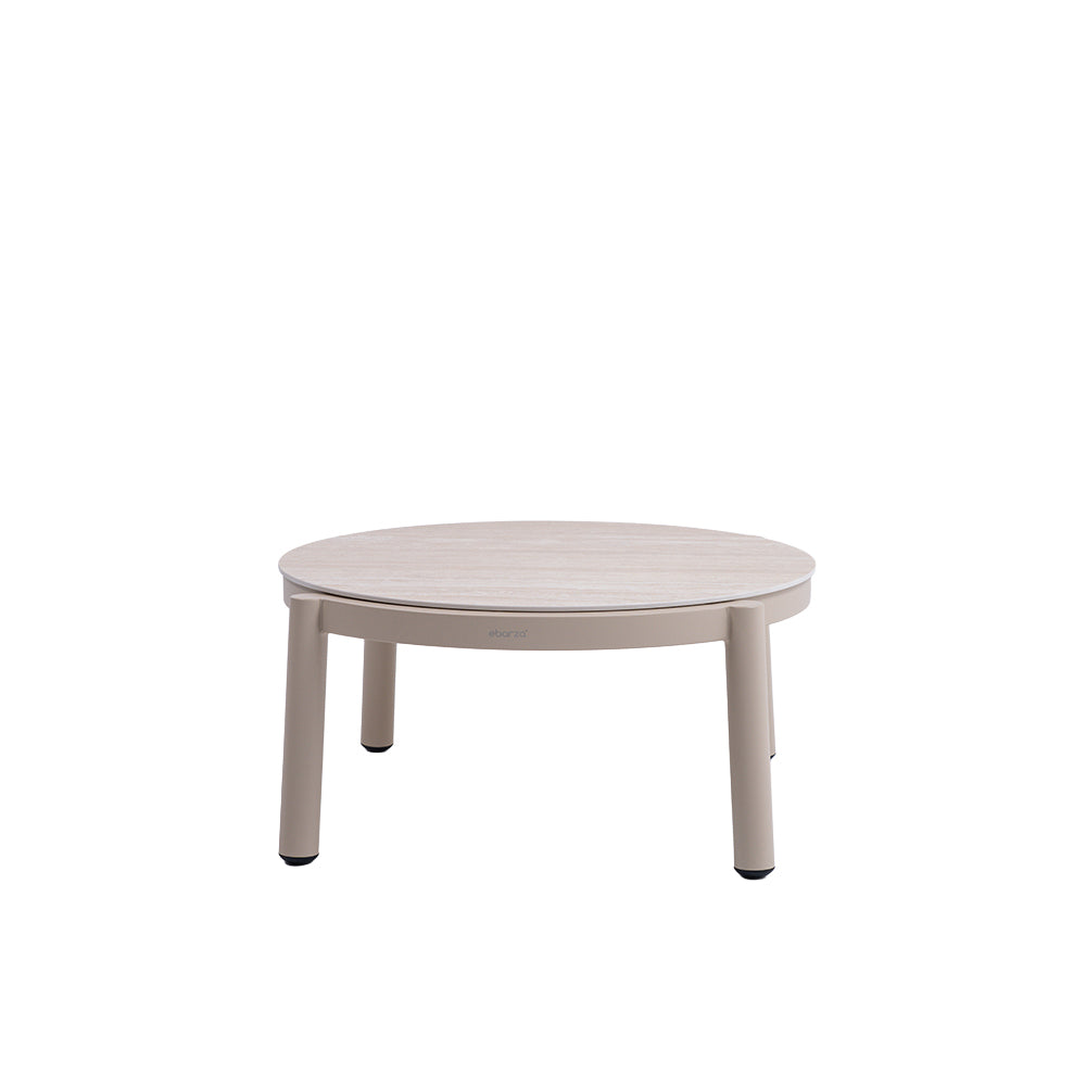 Outdoor Lille coffee table with ceramic top by Beacon, featuring a modern design and sturdy construction for outdoor spaces.