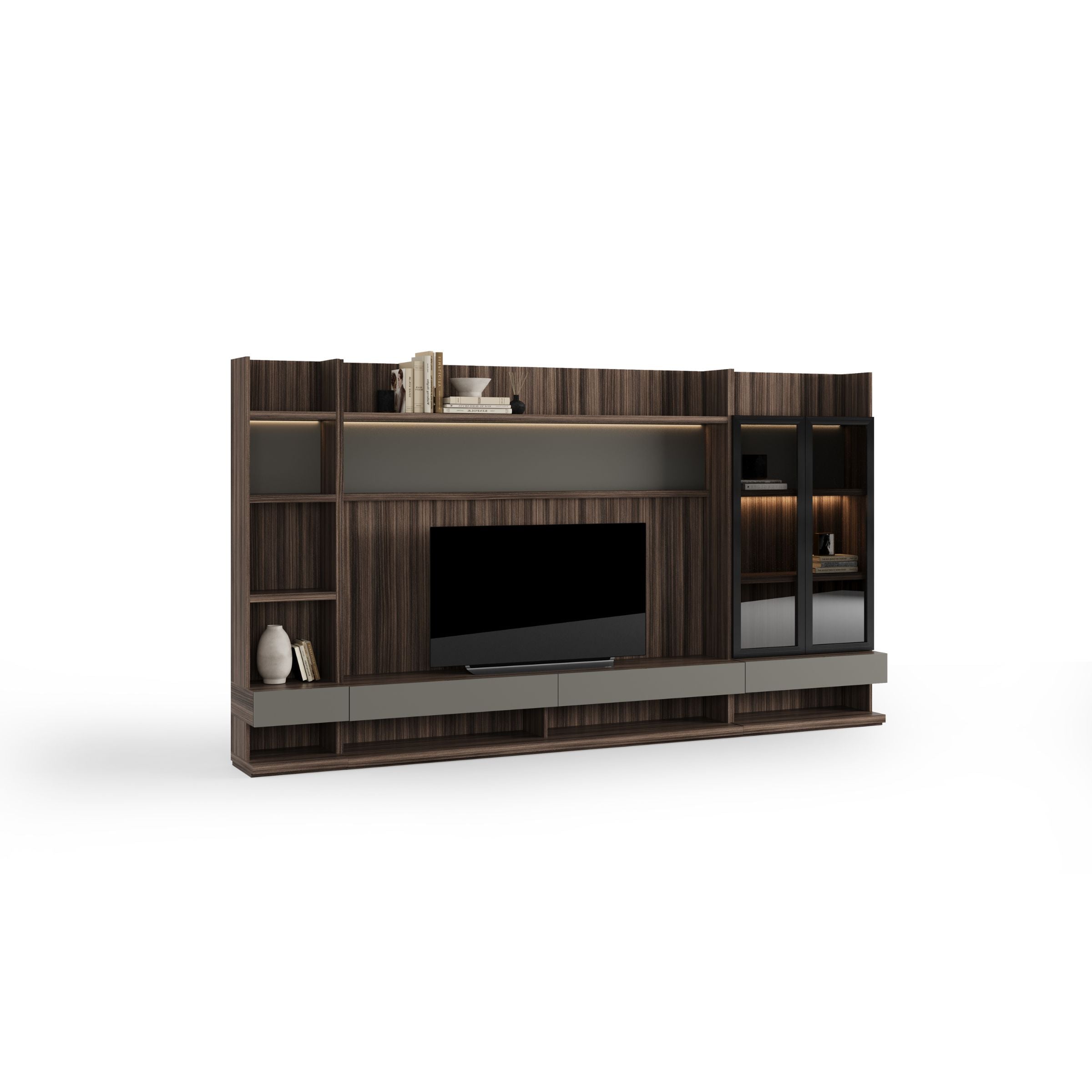 Pre-order 25 Days Delivery Lipa Middle T.V Block Module  - Modular TV / Wall Unit  YOLIPA-TVB -  Bookcases - ebarza Furniture UAE | Shop Modern Furniture in Abu Dhabi & Dubai - مفروشات ايبازرا في الامارات | تسوق اثاث عصري وديكورات مميزة في دبي وابوظبي