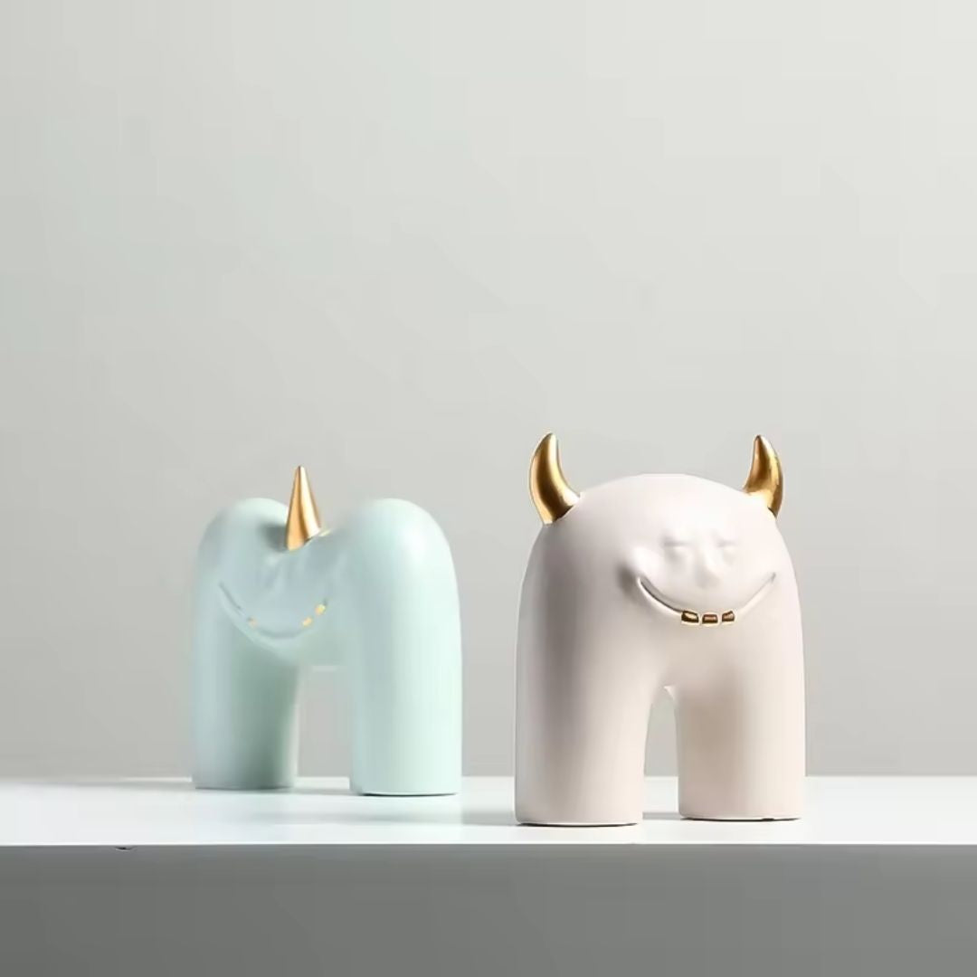 Little Strange N FF-D23056 BEACON home decor figurine, detailed ceramic sculpture for living room decor.