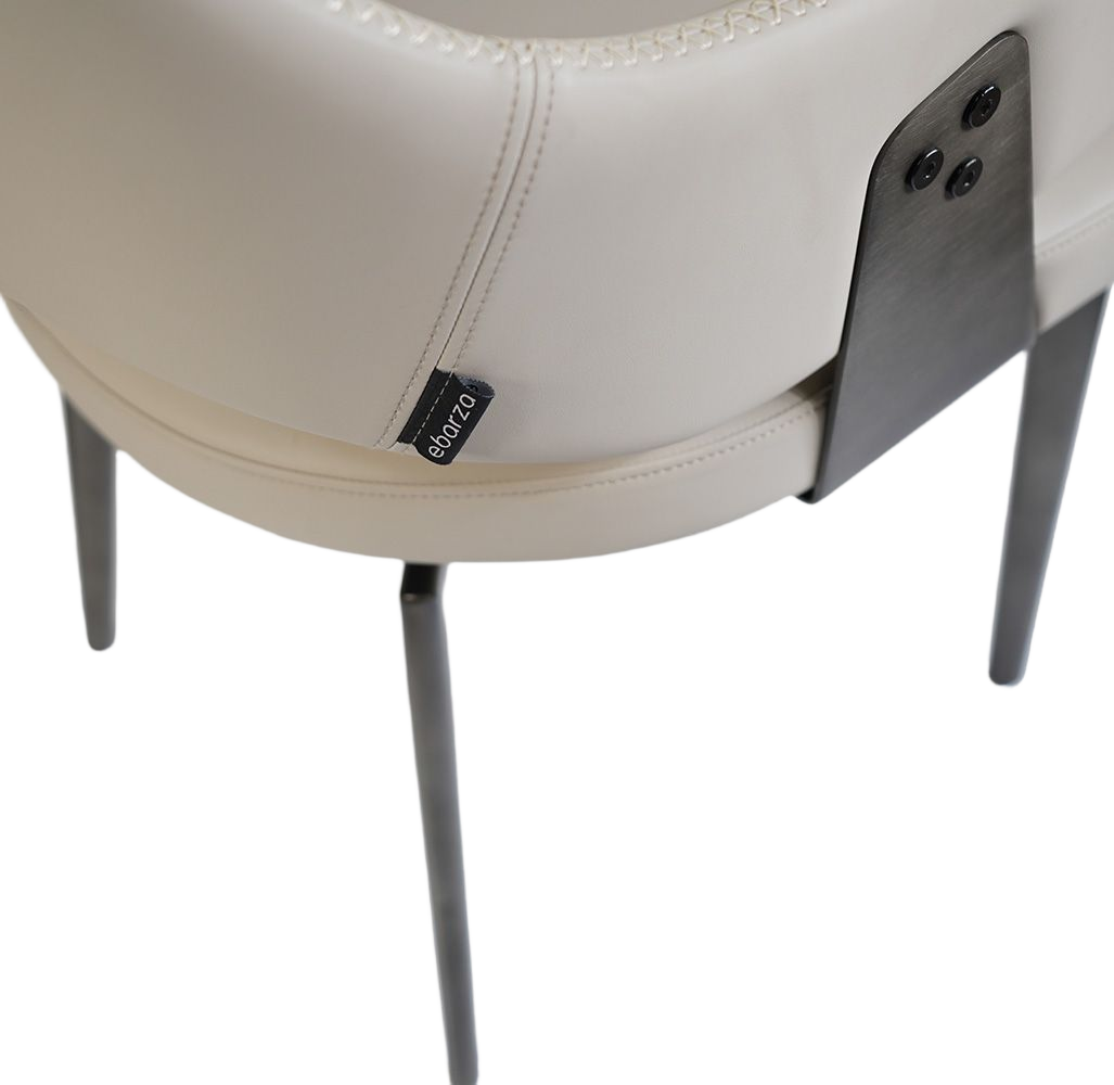 BEACON Logan Lounge Chair BC715 with plush fabric upholstery and modern design, shown in a cozy living room setting