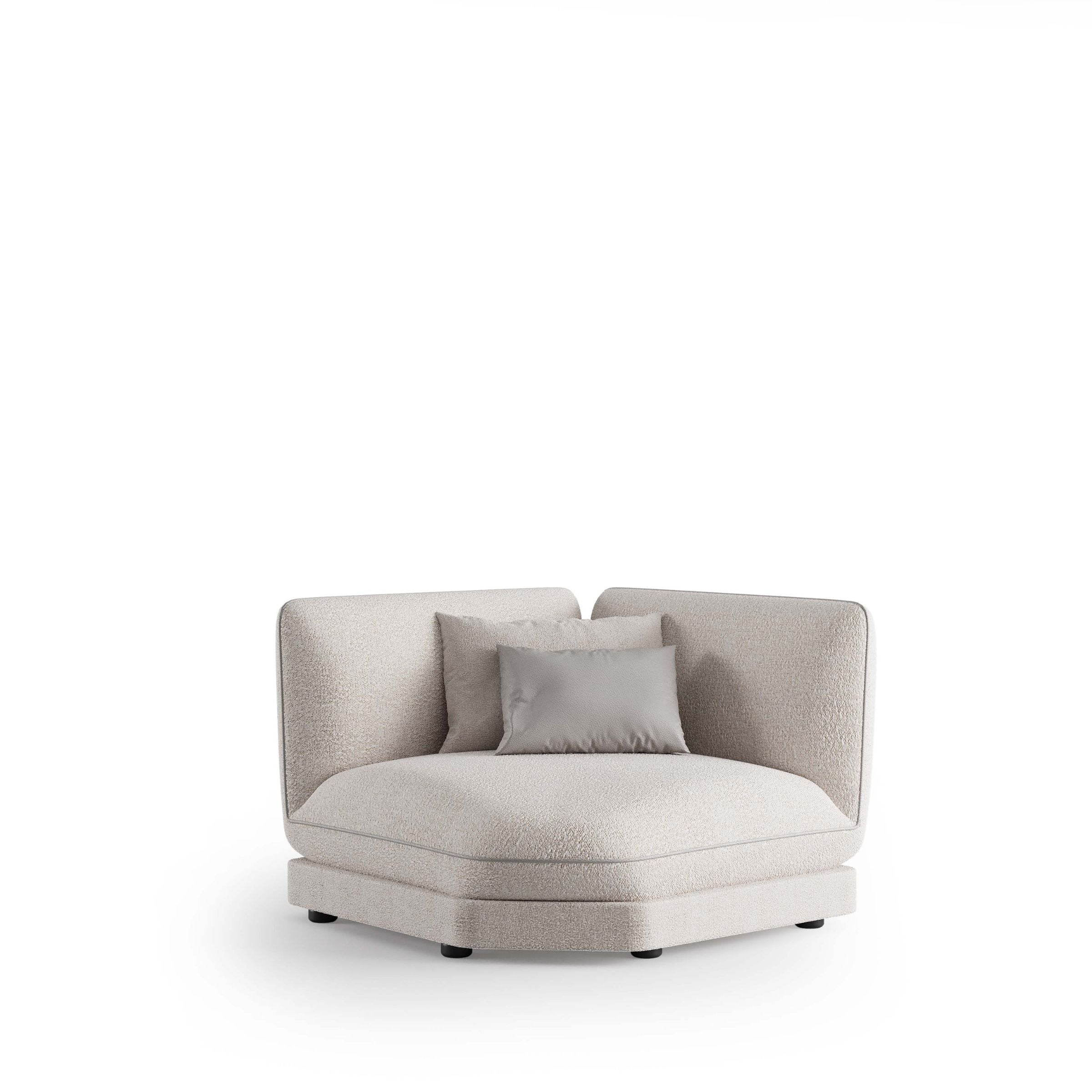 Loretta Corner Module YOLRTA-CM -  Sofas - ebarza Furniture UAE | Shop Modern Furniture in Abu Dhabi & Dubai - مفروشات ايبازرا في الامارات | تسوق اثاث عصري وديكورات مميزة في دبي وابوظبي