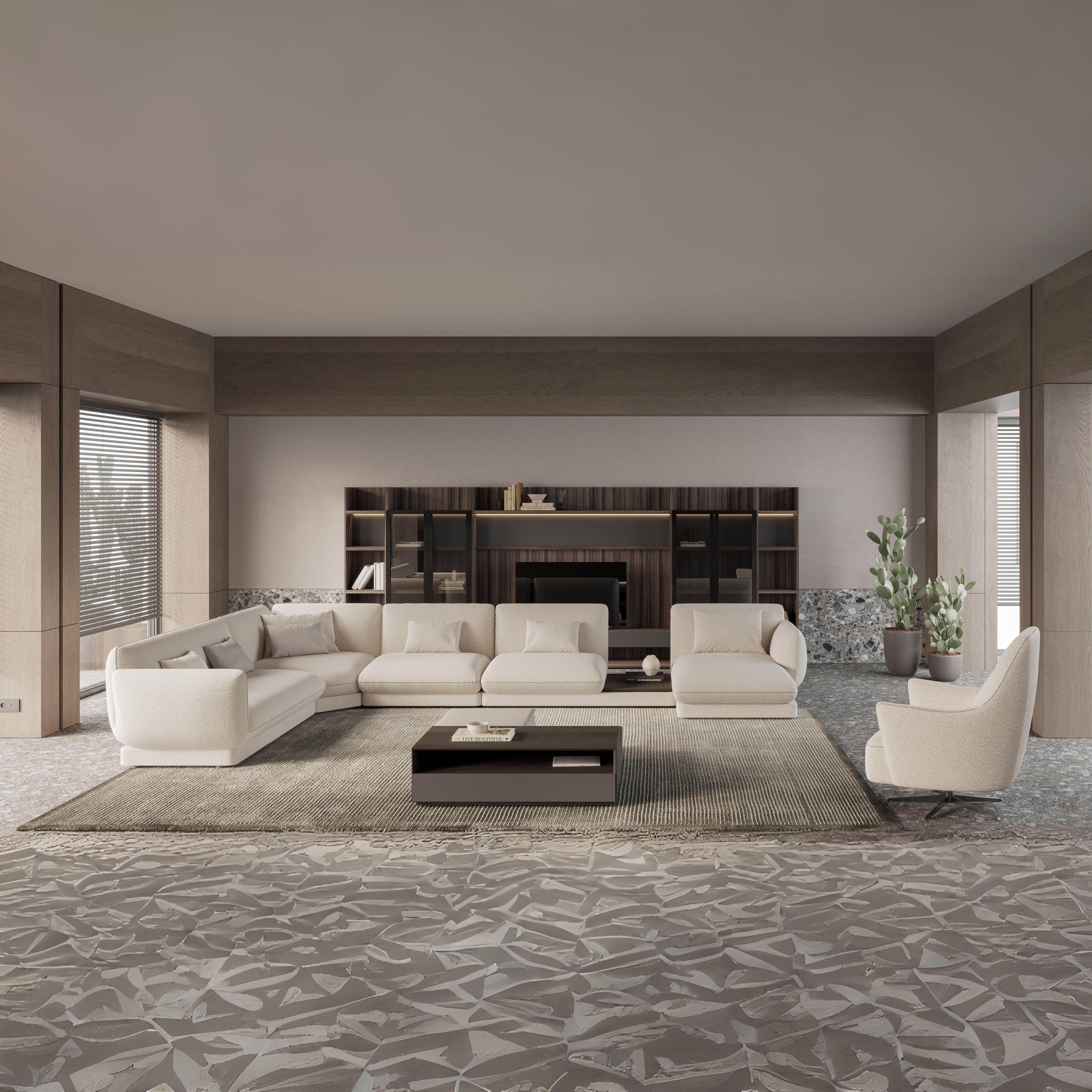 Loretta Left Arm Dual (Double) Module YOLRTA-DMLA -  Sofas - ebarza Furniture UAE | Shop Modern Furniture in Abu Dhabi & Dubai - مفروشات ايبازرا في الامارات | تسوق اثاث عصري وديكورات مميزة في دبي وابوظبي