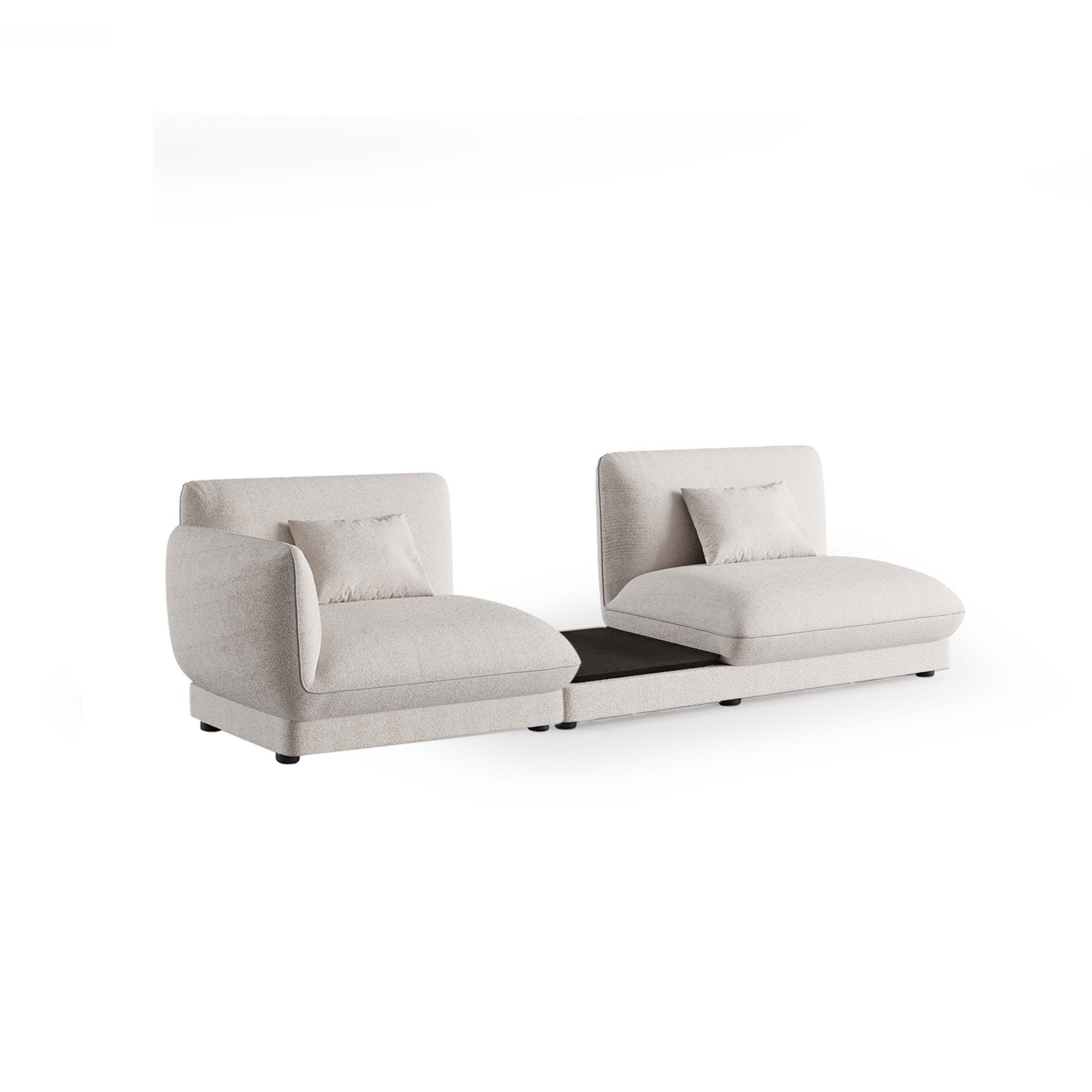Loretta Left Arm Dual (Double) Module YOLRTA-DMLA -  Sofas - ebarza Furniture UAE | Shop Modern Furniture in Abu Dhabi & Dubai - مفروشات ايبازرا في الامارات | تسوق اثاث عصري وديكورات مميزة في دبي وابوظبي
