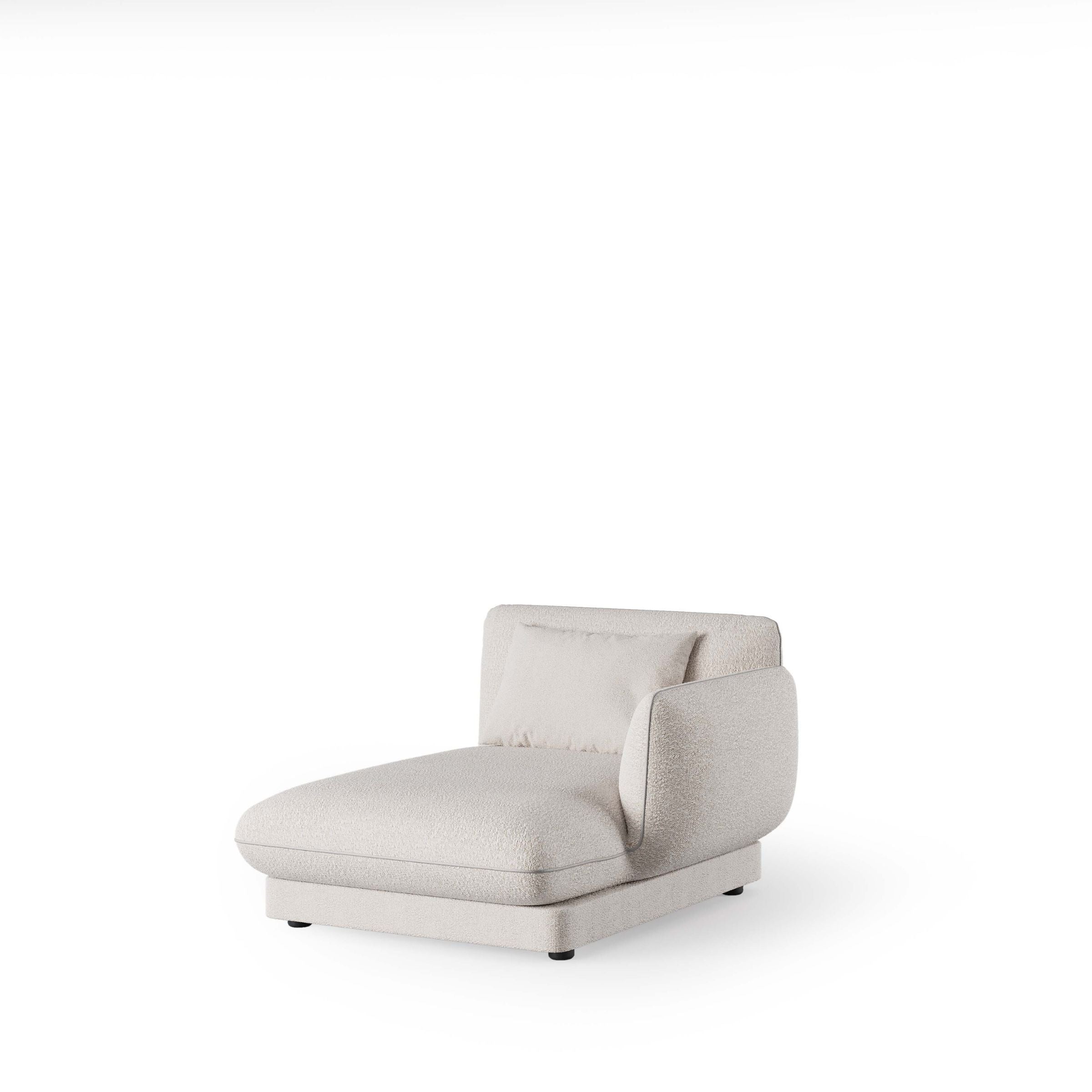 Loretta Relax Module With Right Arm YOLRTA-RMRA -  Sofas - ebarza Furniture UAE | Shop Modern Furniture in Abu Dhabi & Dubai - مفروشات ايبازرا في الامارات | تسوق اثاث عصري وديكورات مميزة في دبي وابوظبي