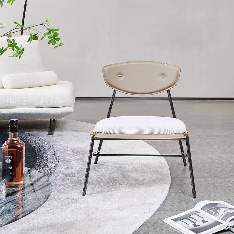 Lounge Chair MLL-A100-Beige -  Lounge Chairs - ebarza Furniture UAE | Shop Modern Furniture in Abu Dhabi & Dubai - مفروشات ايبازرا في الامارات | تسوق اثاث عصري وديكورات مميزة في دبي وابوظبي